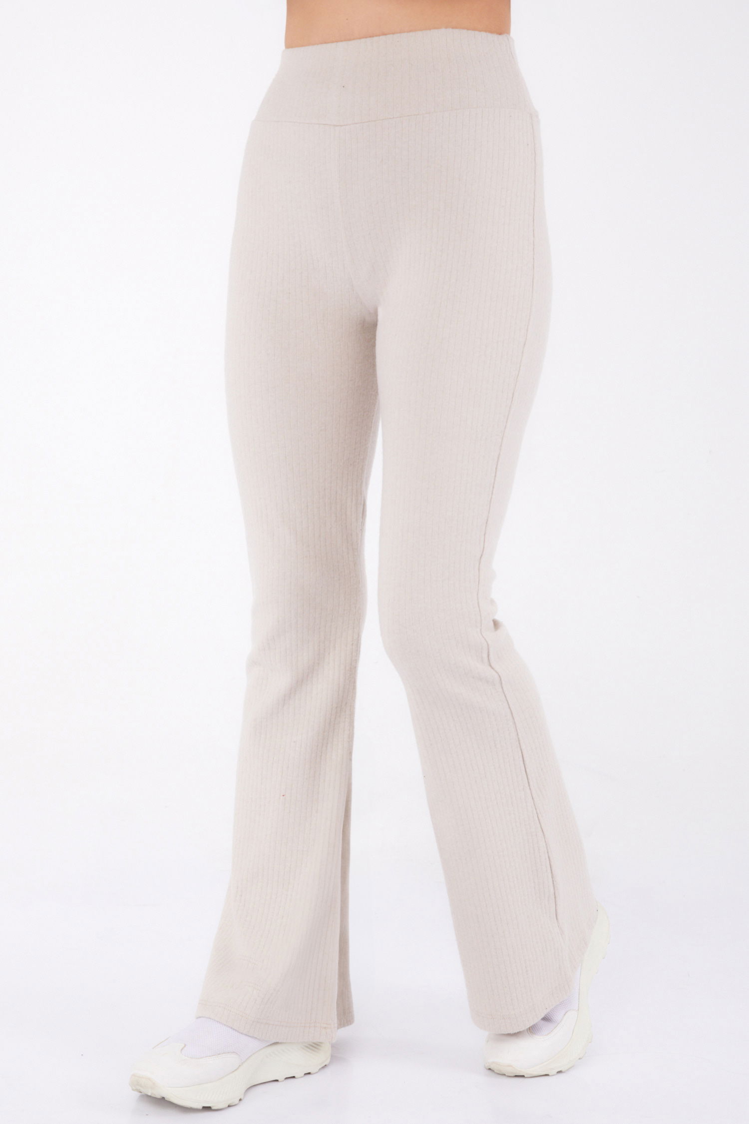 İspanyol Paça Spor Pantolon Bej - 26316 - 2