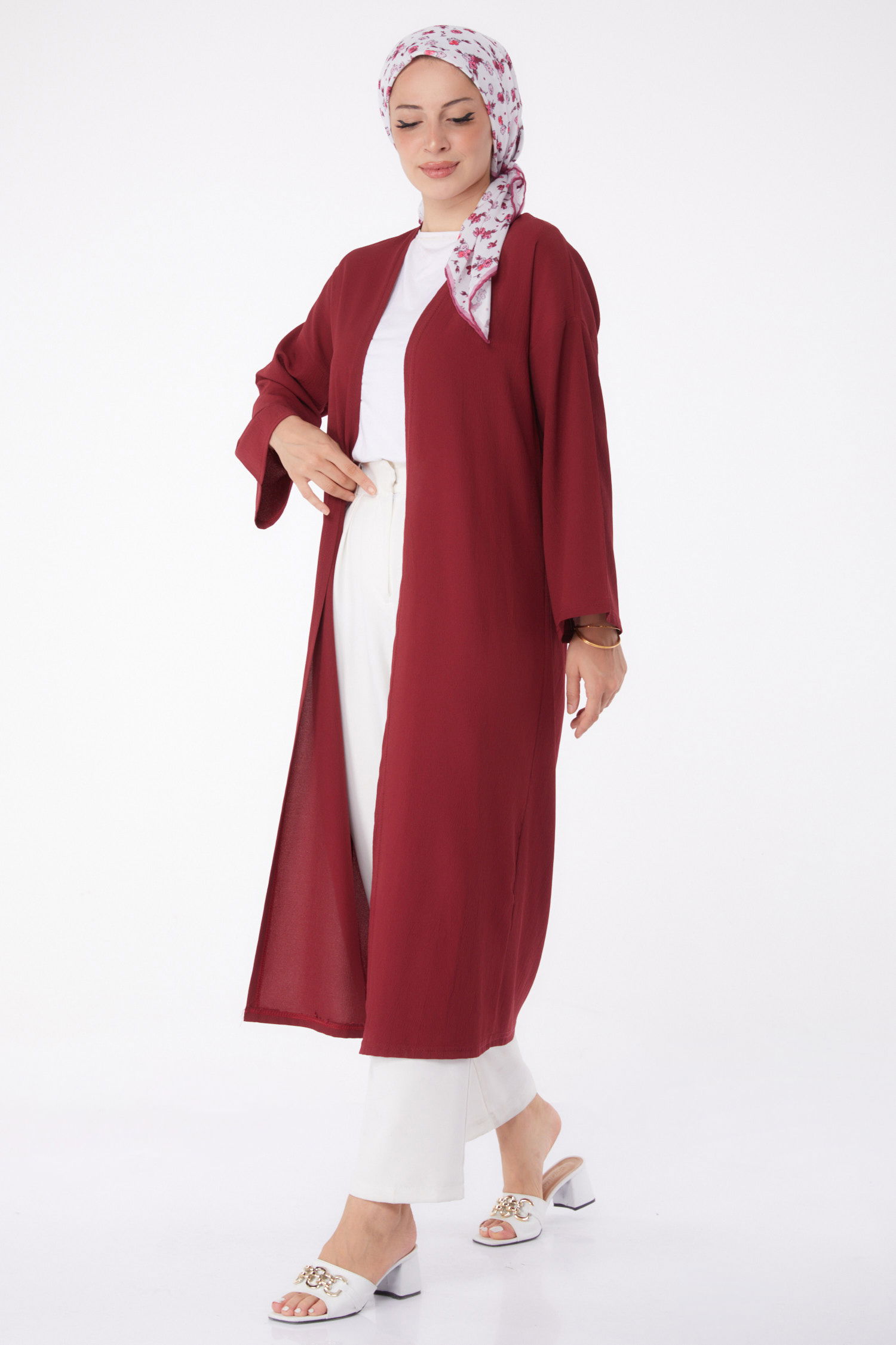 Hırka Bordo - 13236 - 2