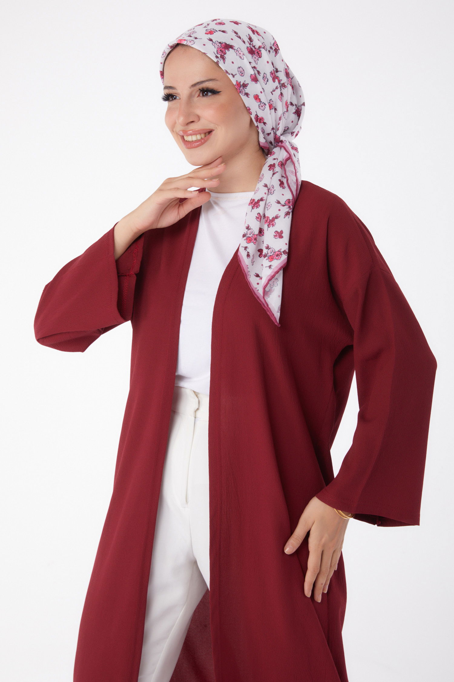 Hırka Bordo - 13236 - 3