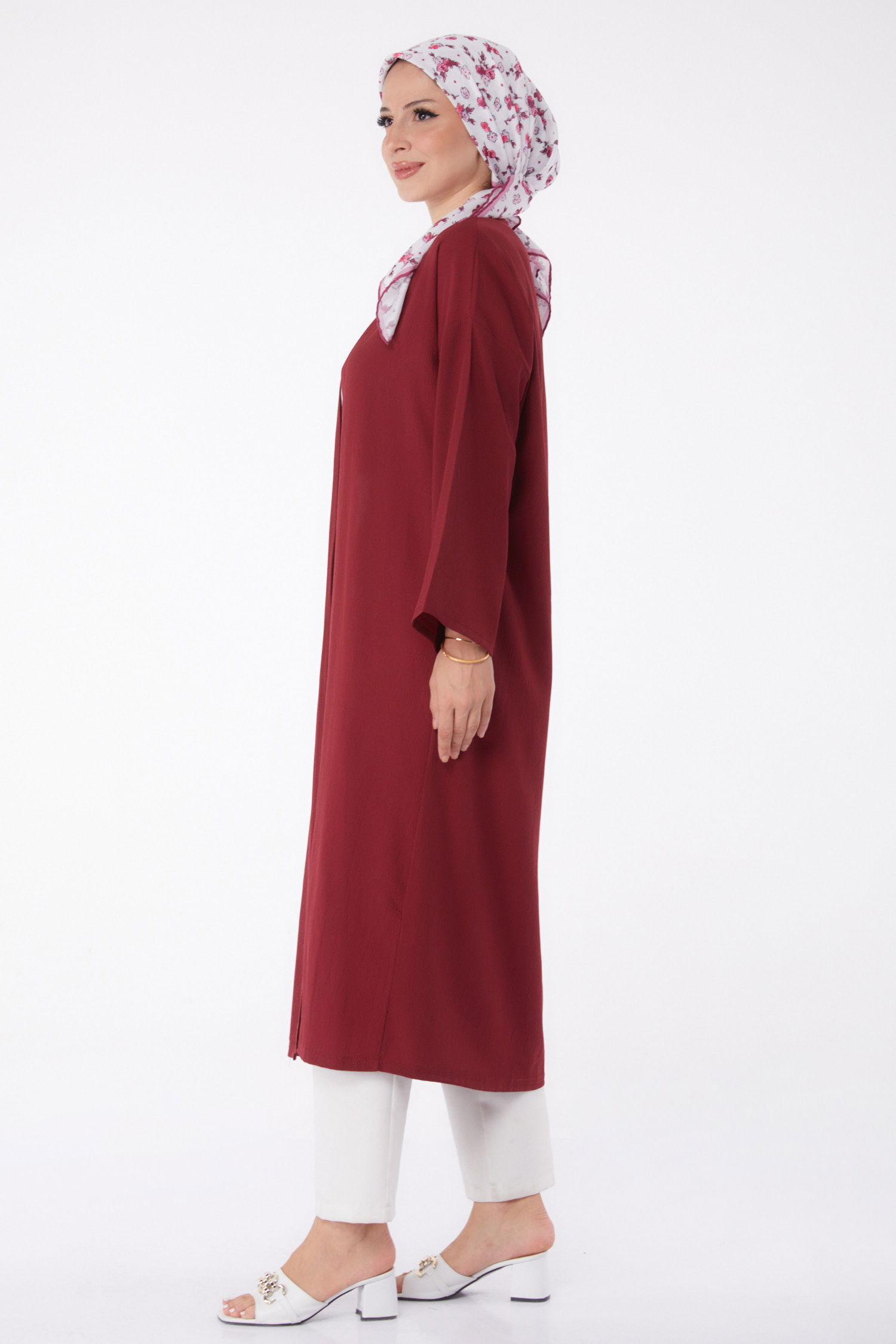 Hırka Bordo - 13236 - 4