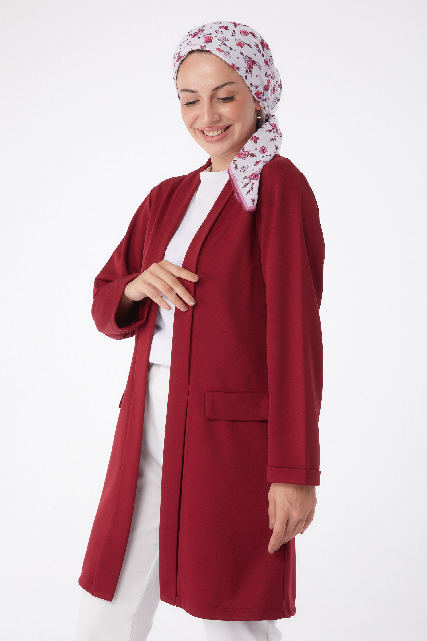 Hırka Bordo - 13260 - 2