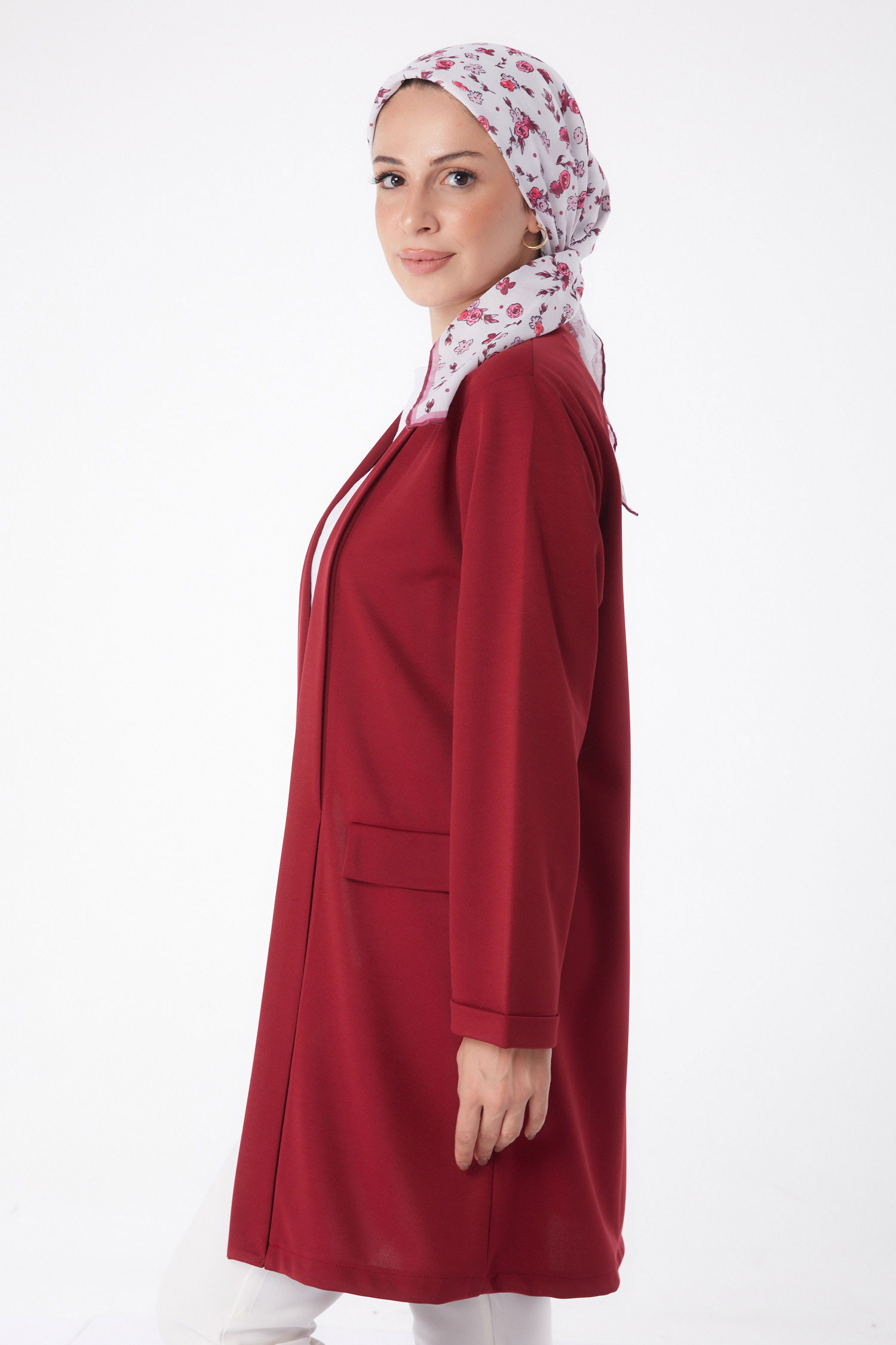 Hırka Bordo - 13260 - 3