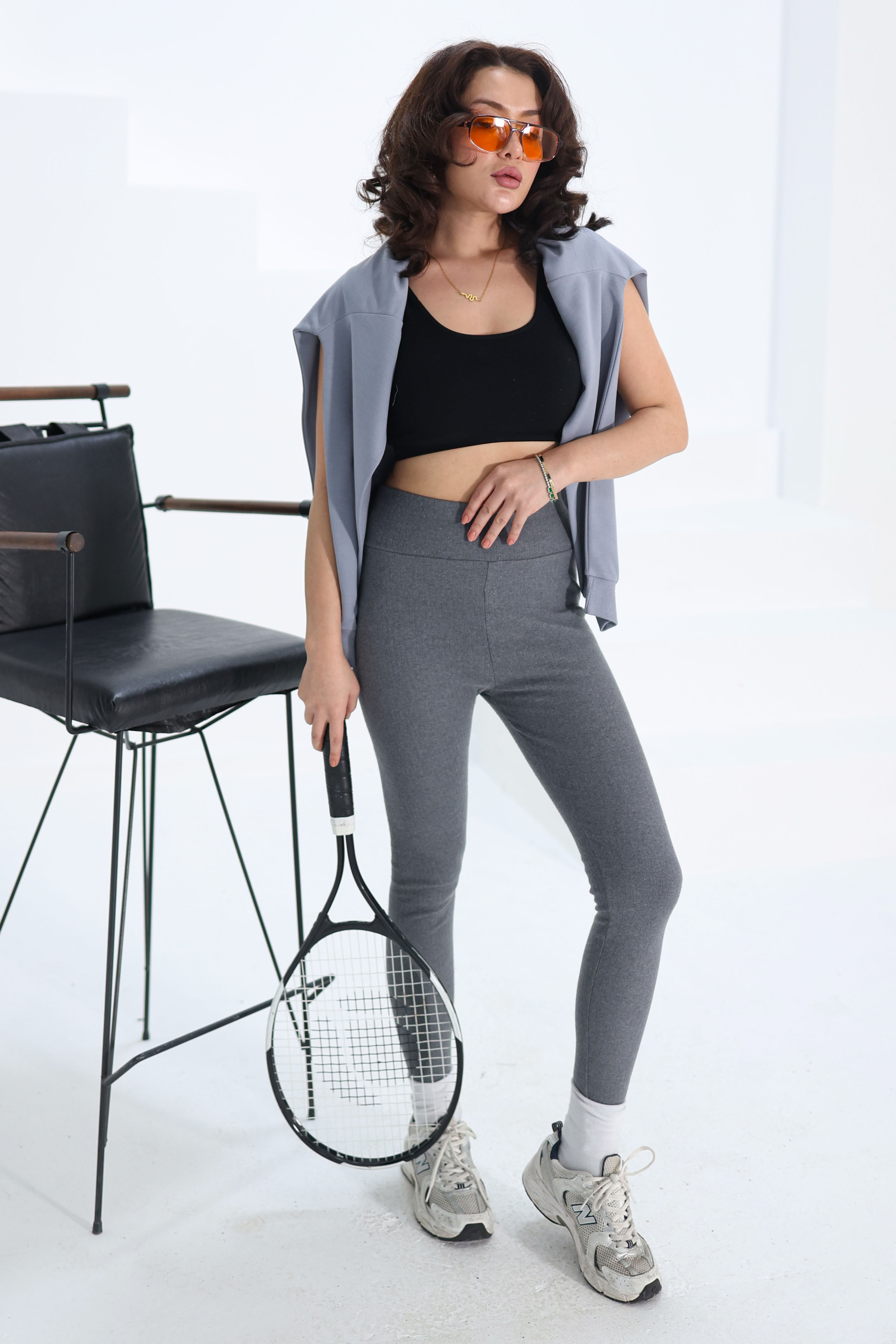 Fitilli Tayt Füme - 26539 - 1