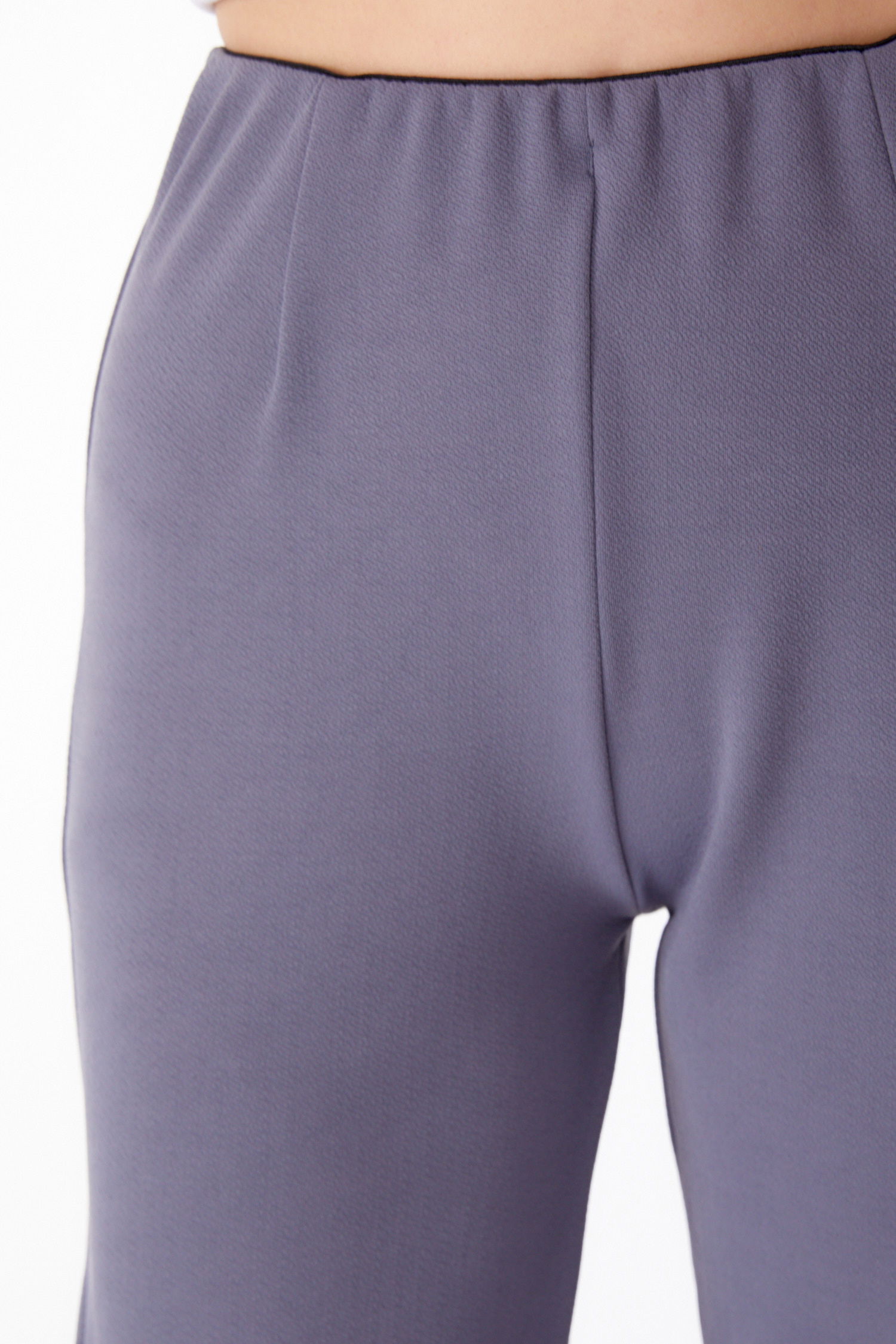 Düz Orta Kadın Füme Spor Pantolon - 25312 - 5