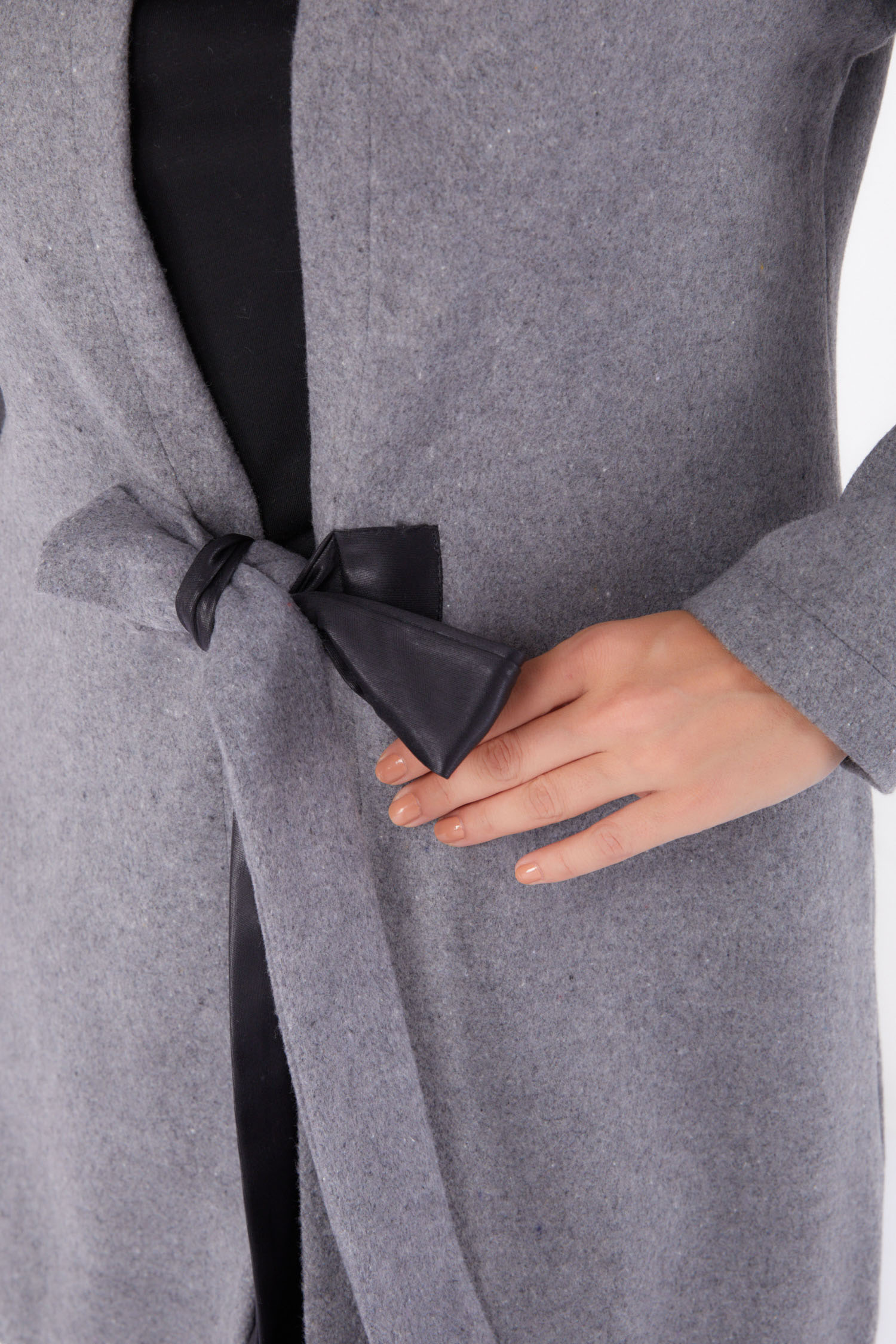 Kaşe Ceket Gri - 13286 - 6