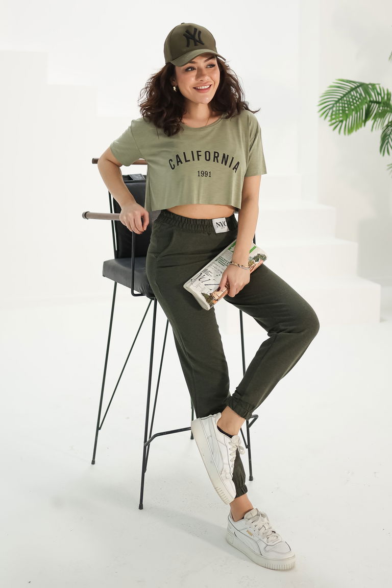 Eşofman Altı Haki - 26570 - TOFİSA