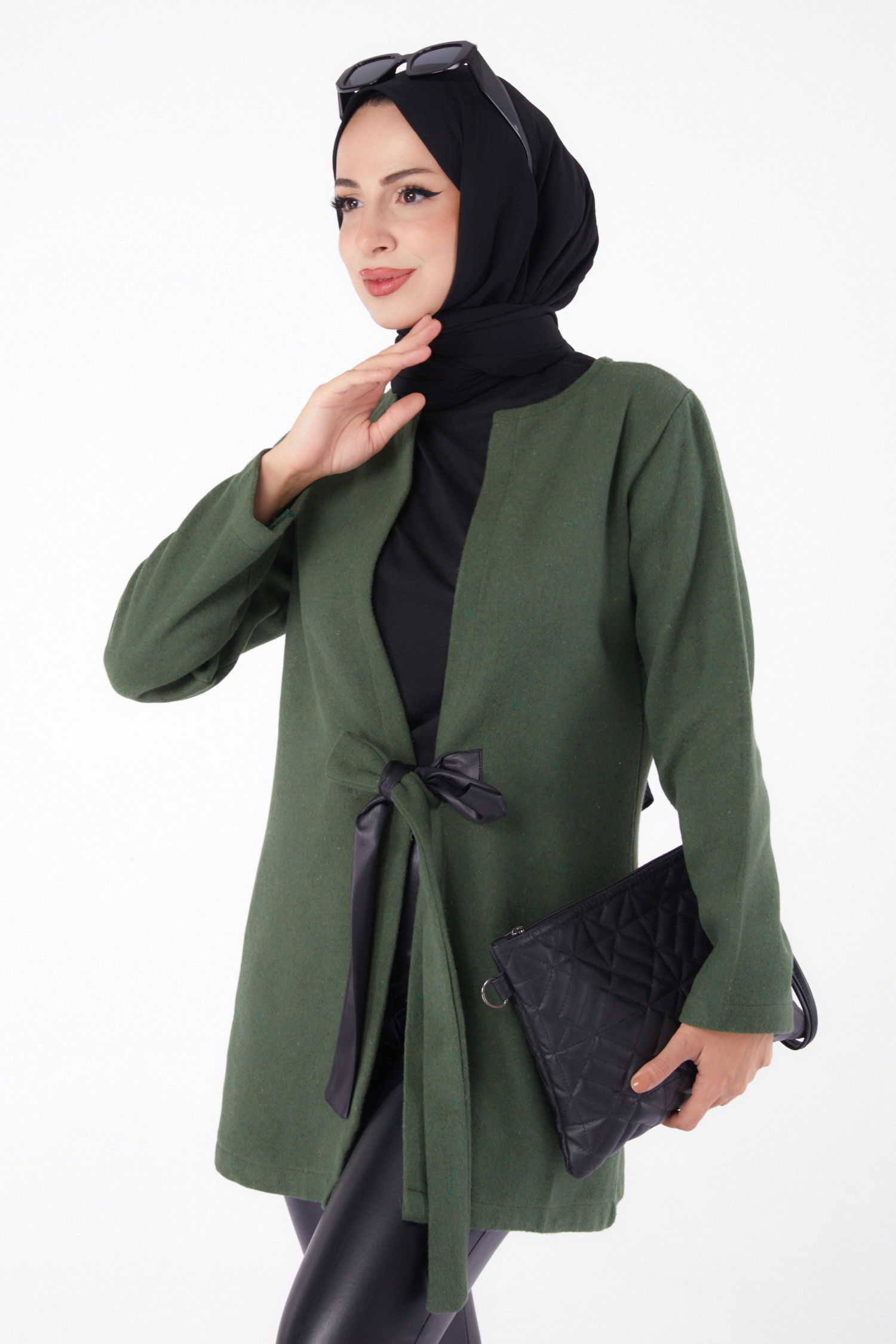 Kaşe Ceket Haki - 13286 - 2