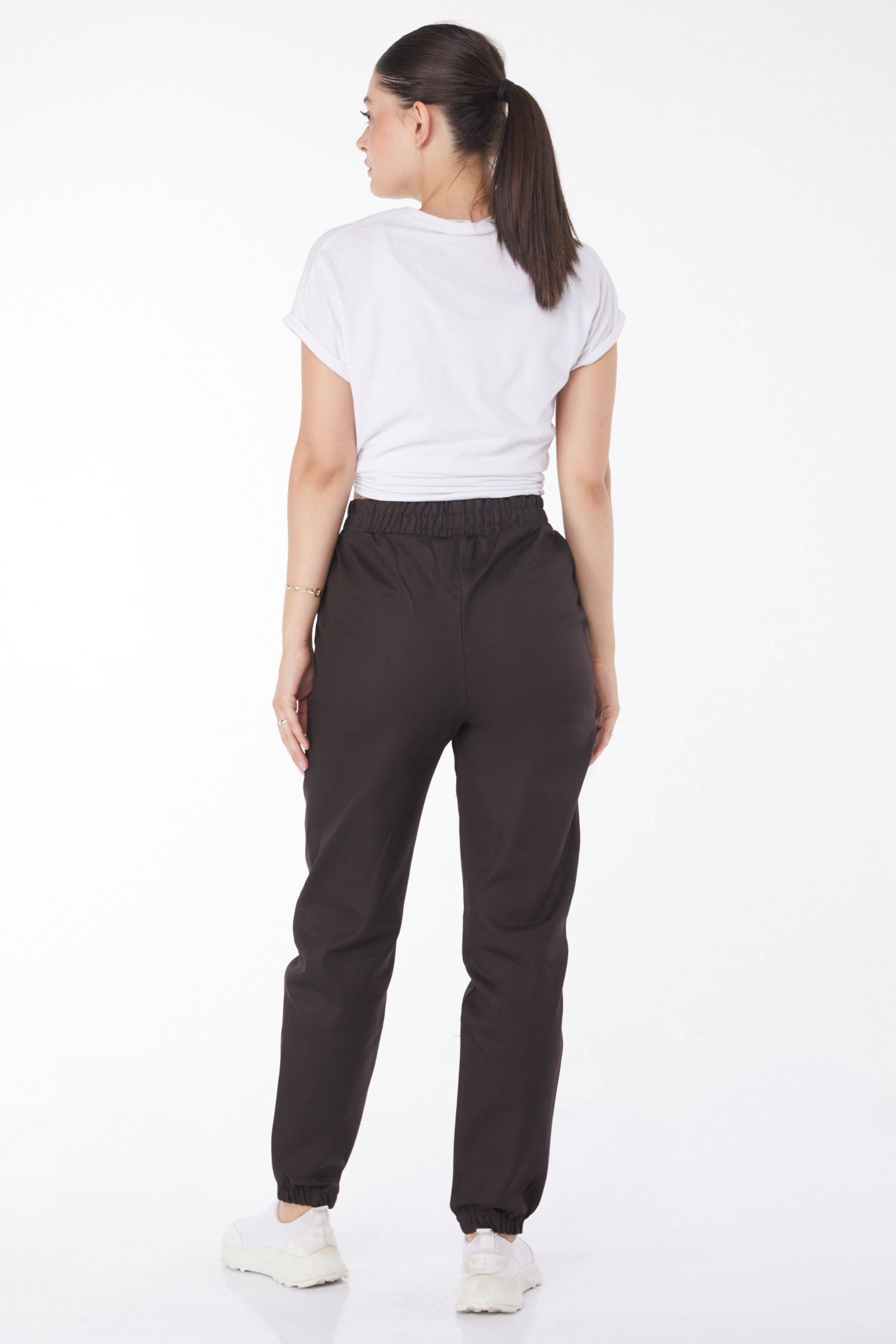 Lastikli Kot Pantolon Kahve - 25922 - 4