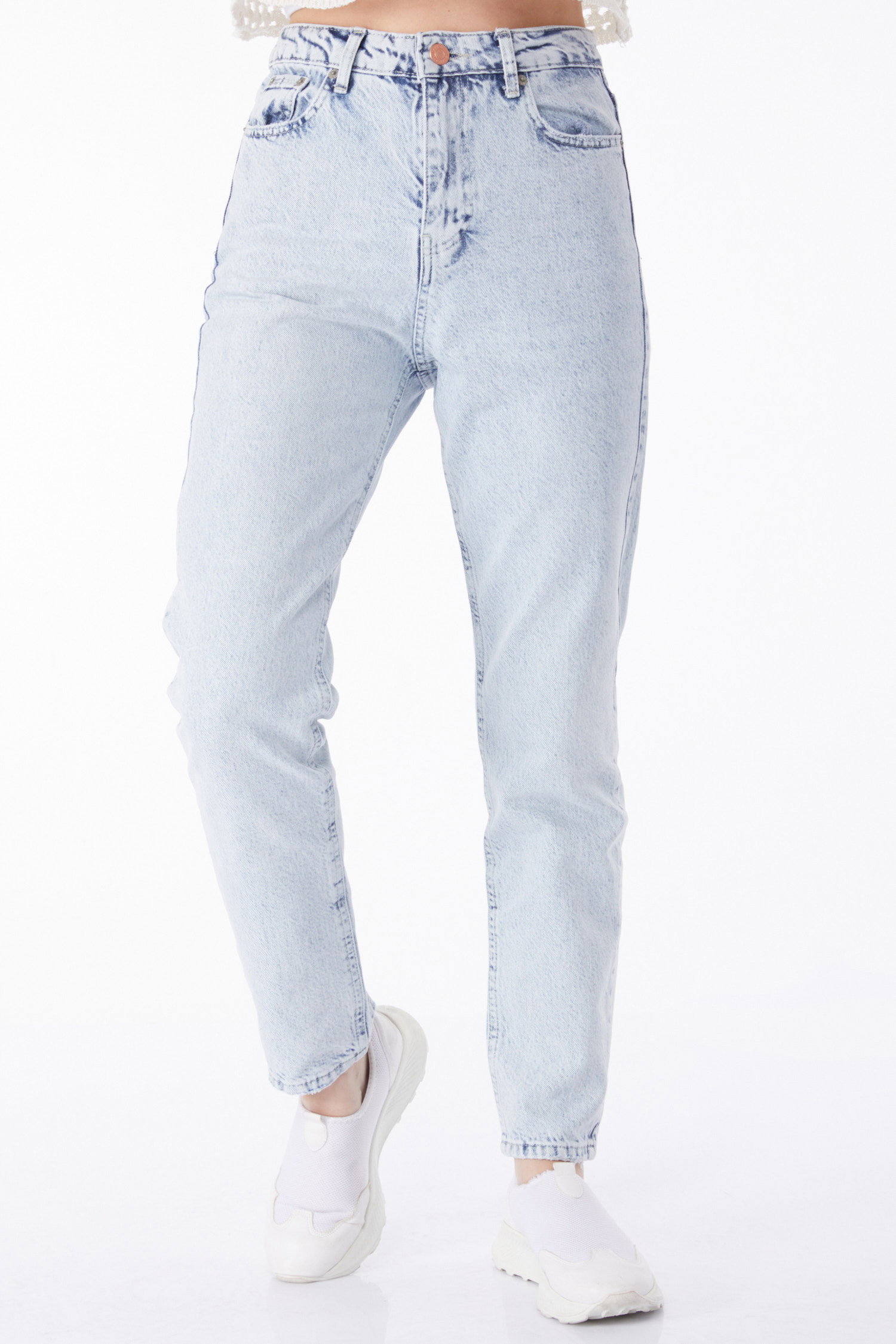 Mom Jeans Kot Pantolon Kotrengi - 50009 - 2