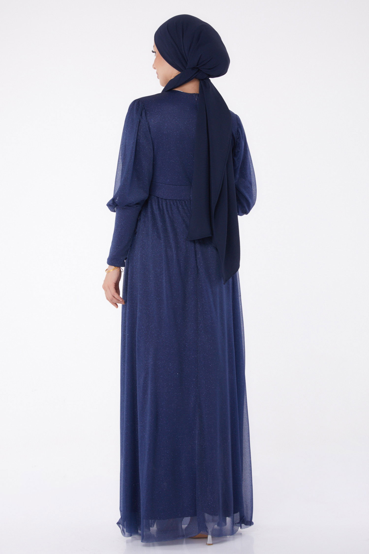Abiye Elbise Lacivert - 11003 - 5