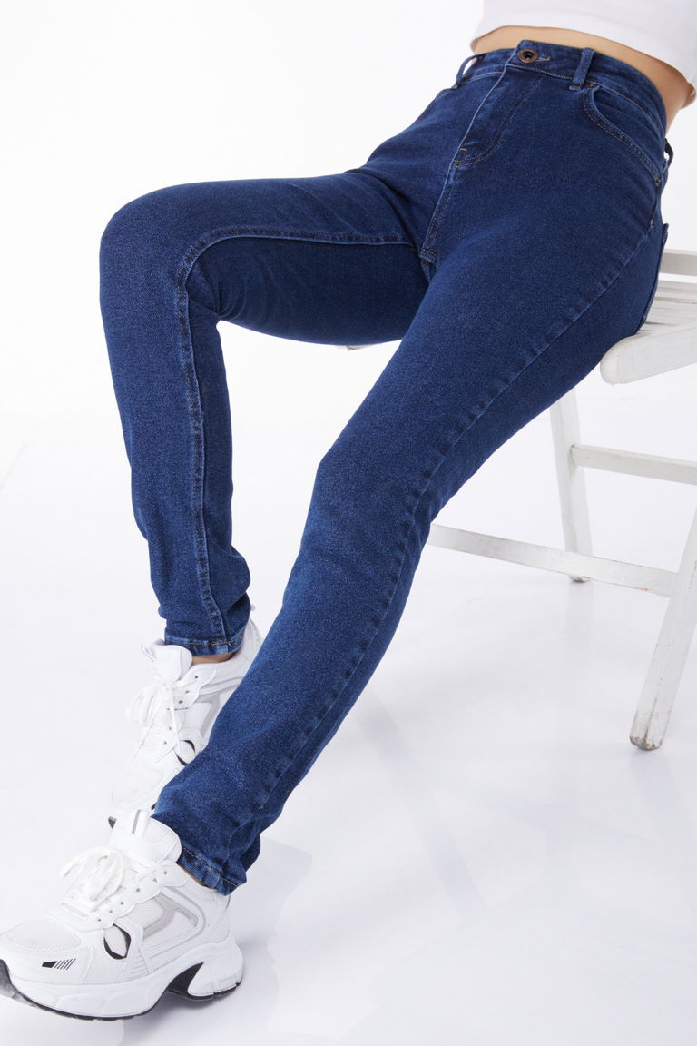 Dar Paça Kot Pantolon Lacivert - 24915 - TOFİSA