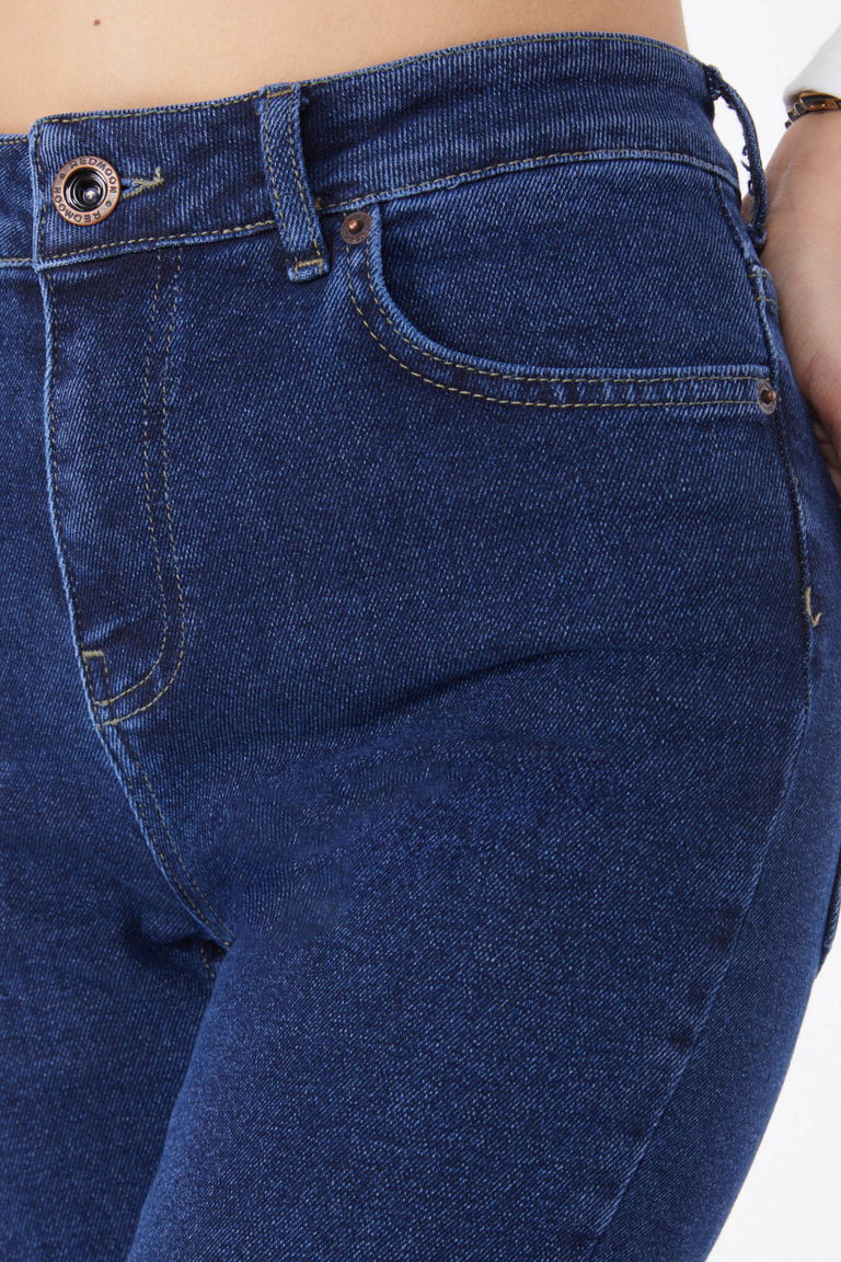 Dar Paça Kot Pantolon Lacivert - 24915 - TOFİSA