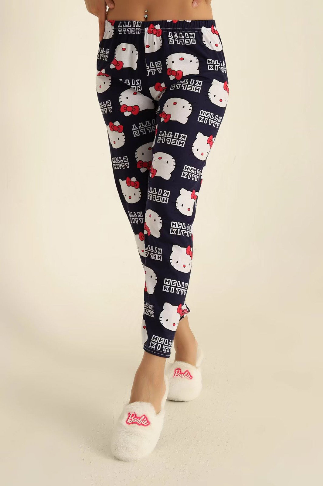 Desenli Pijama Altı Lacivert - 26665 - 3