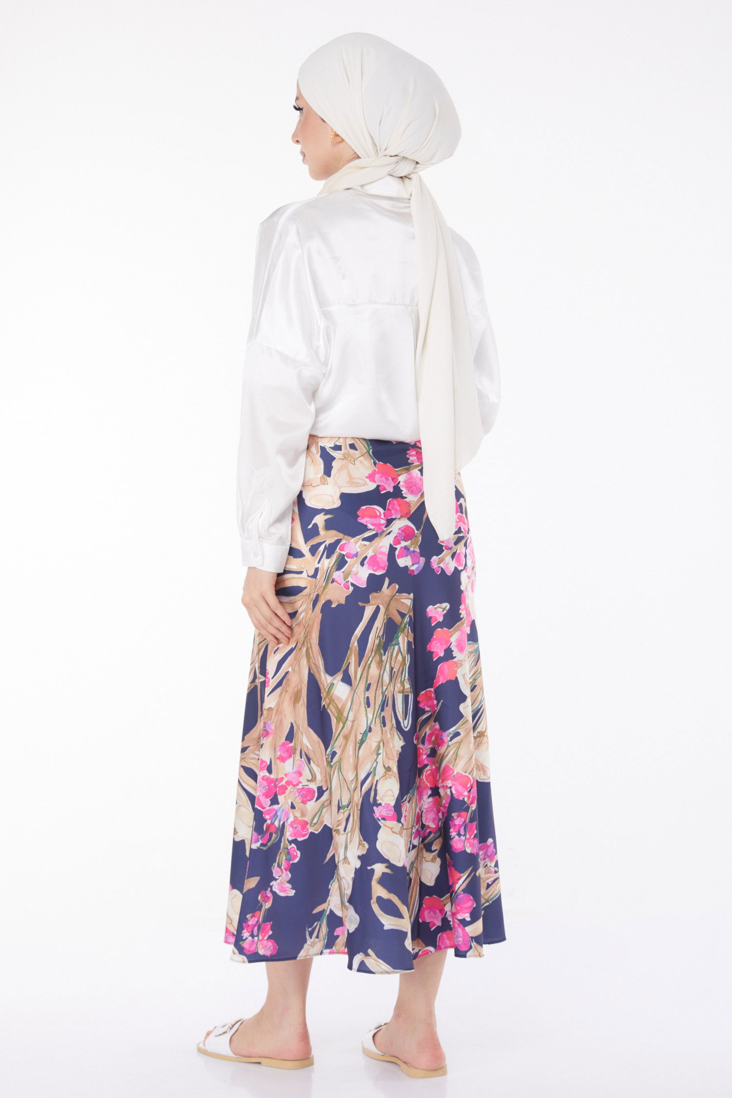 Desnli Etek Lacivert - 25891 - 5