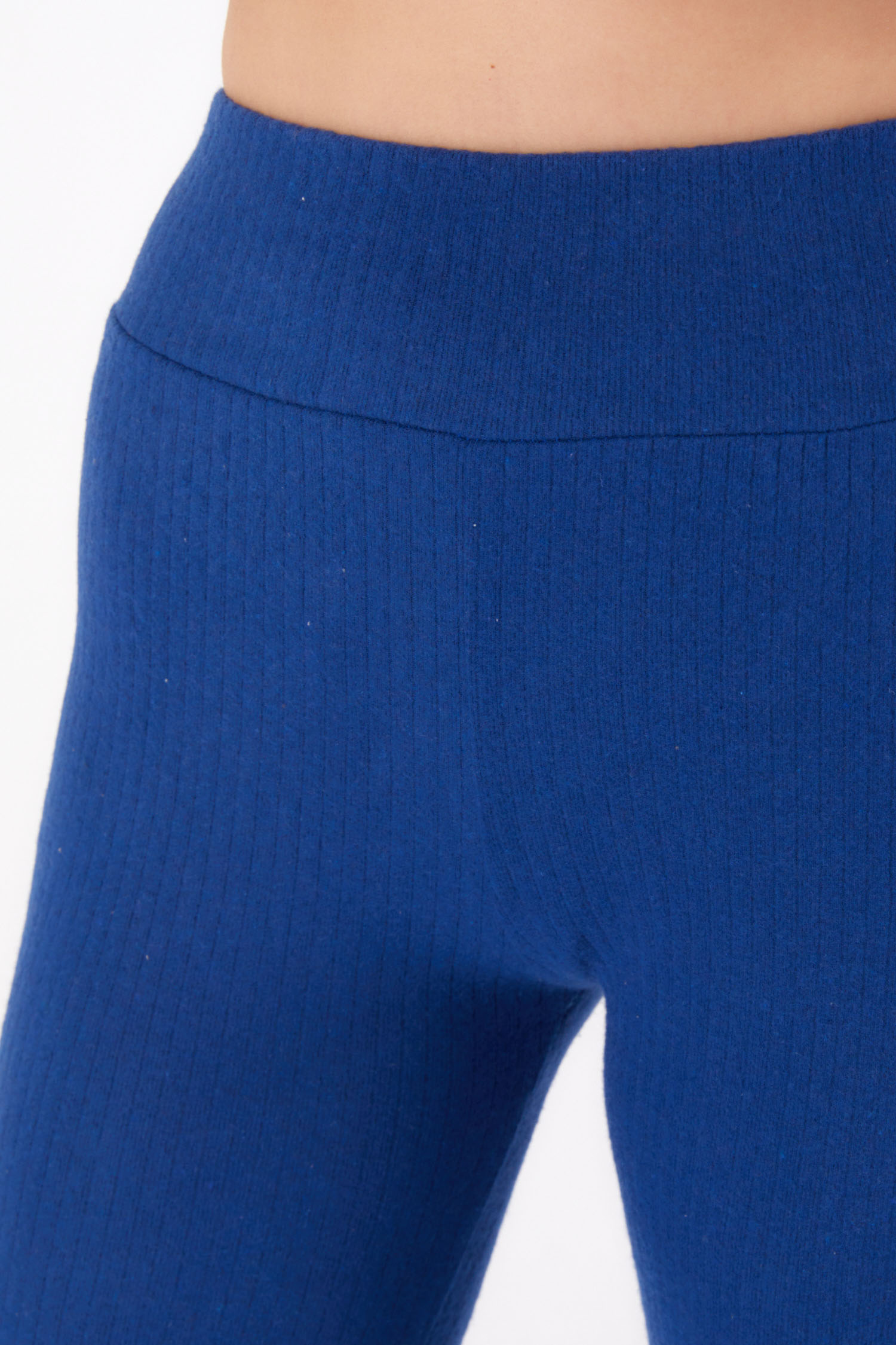 İspanyol Paça Spor Pantolon Lacivert - 26316 - 5