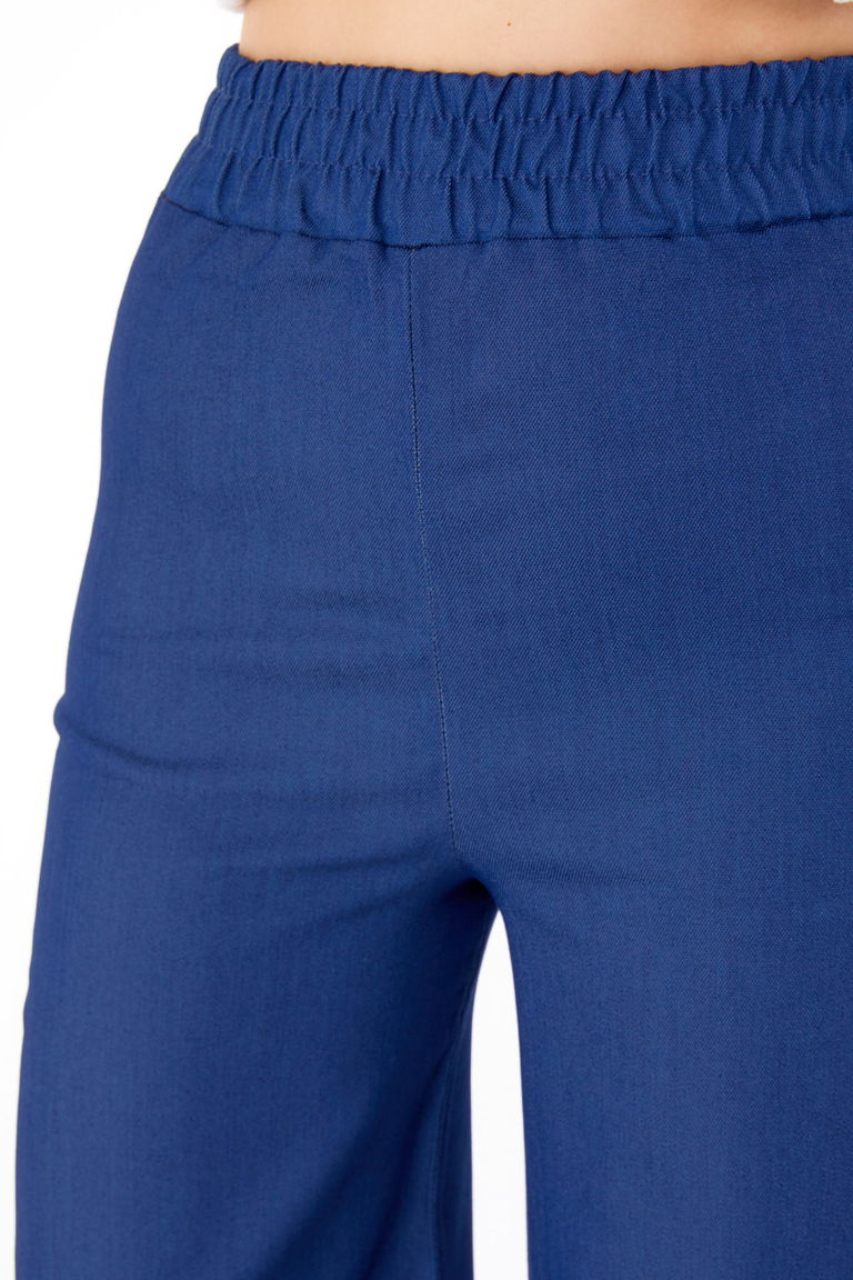 Beli Lastikli Kot Patolon Mavi - 25637 - TOFİSA