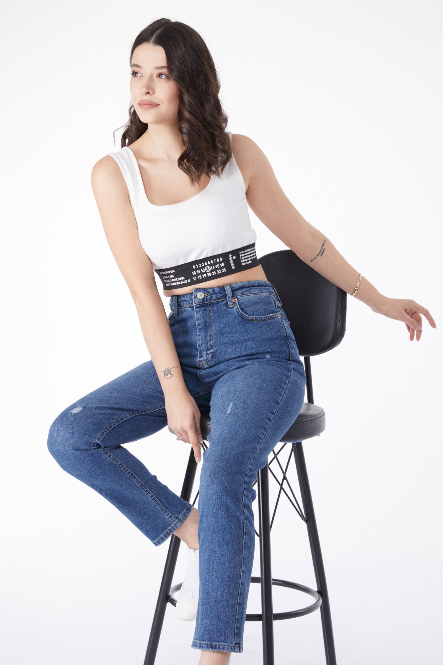 Mam Jeans Kot Pantolon Mavi - 50005 - 1