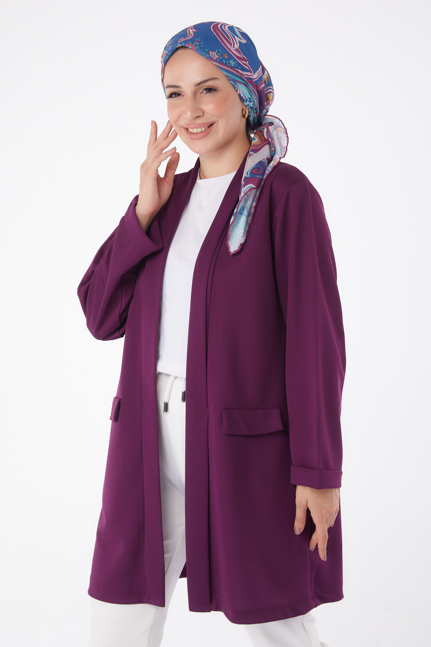 Hırka Mor - 13260 - 2