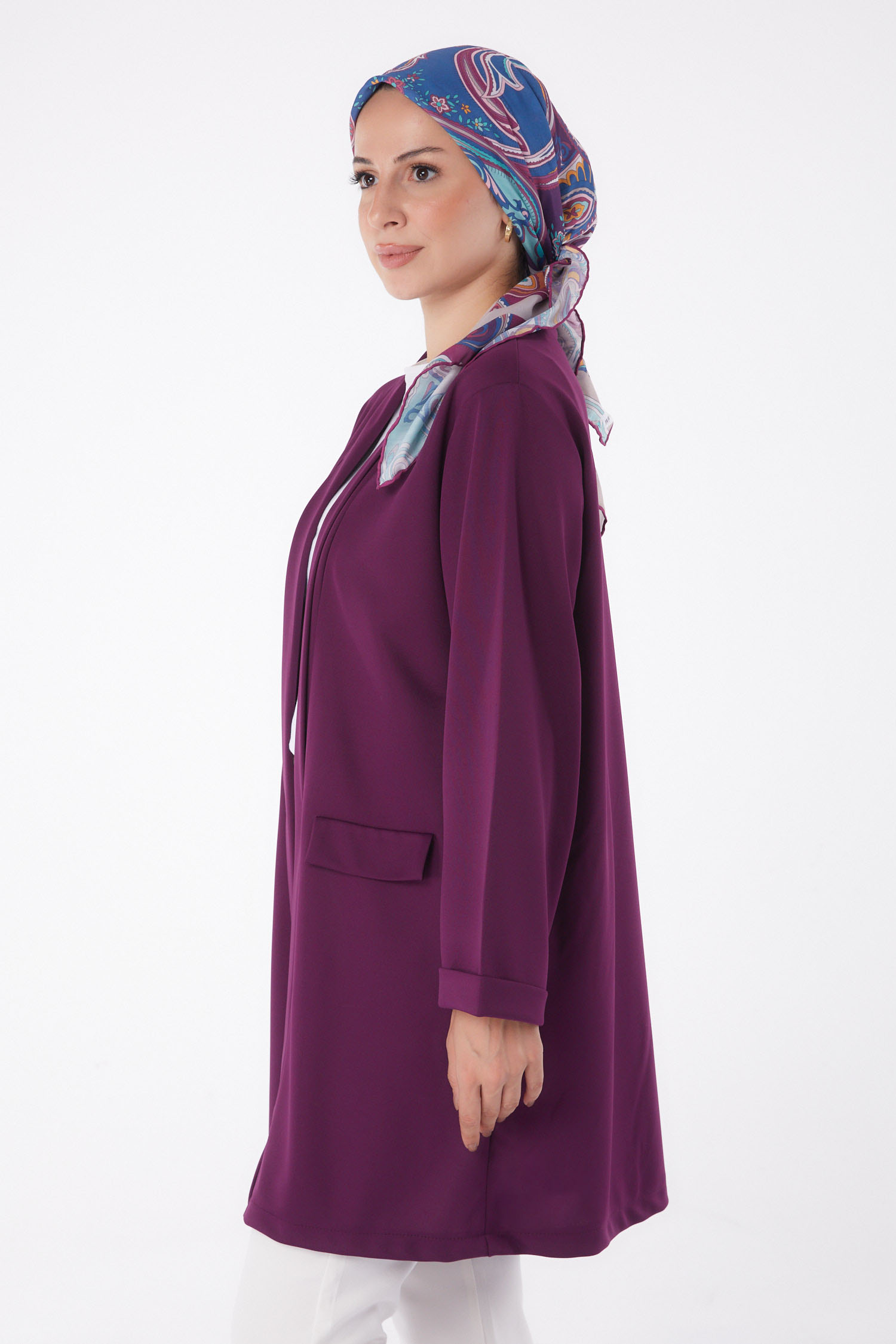 Hırka Mor - 13260 - 3