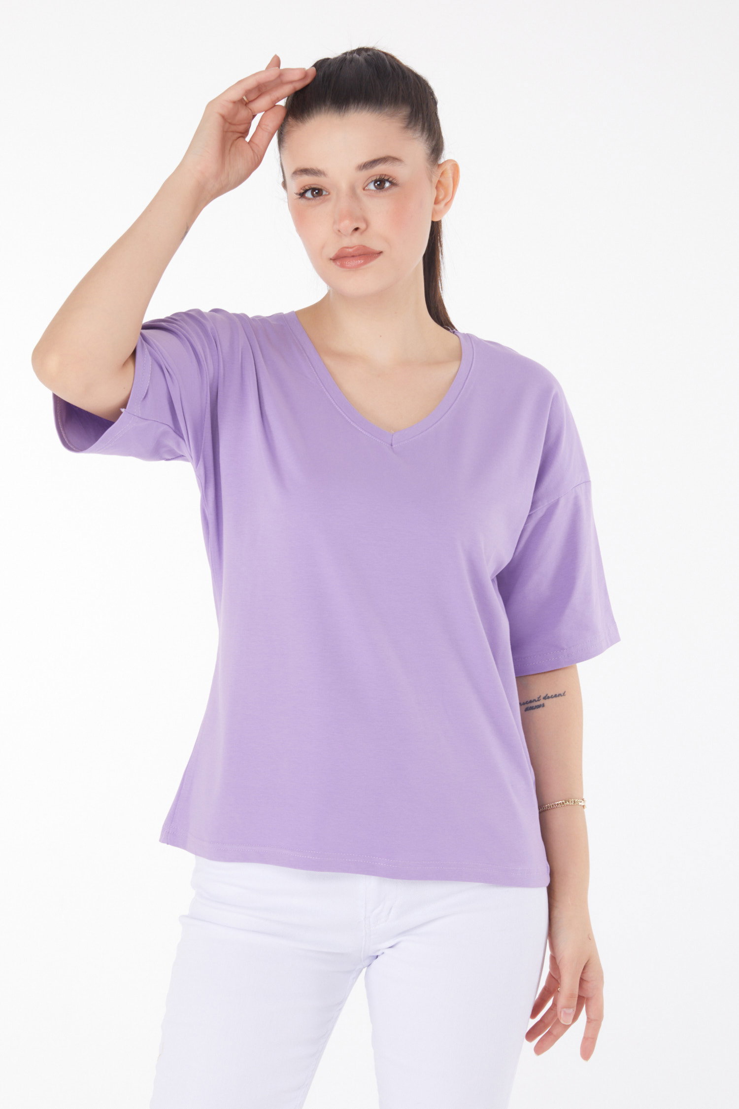 T-Shirt Mor - 25848 - 2