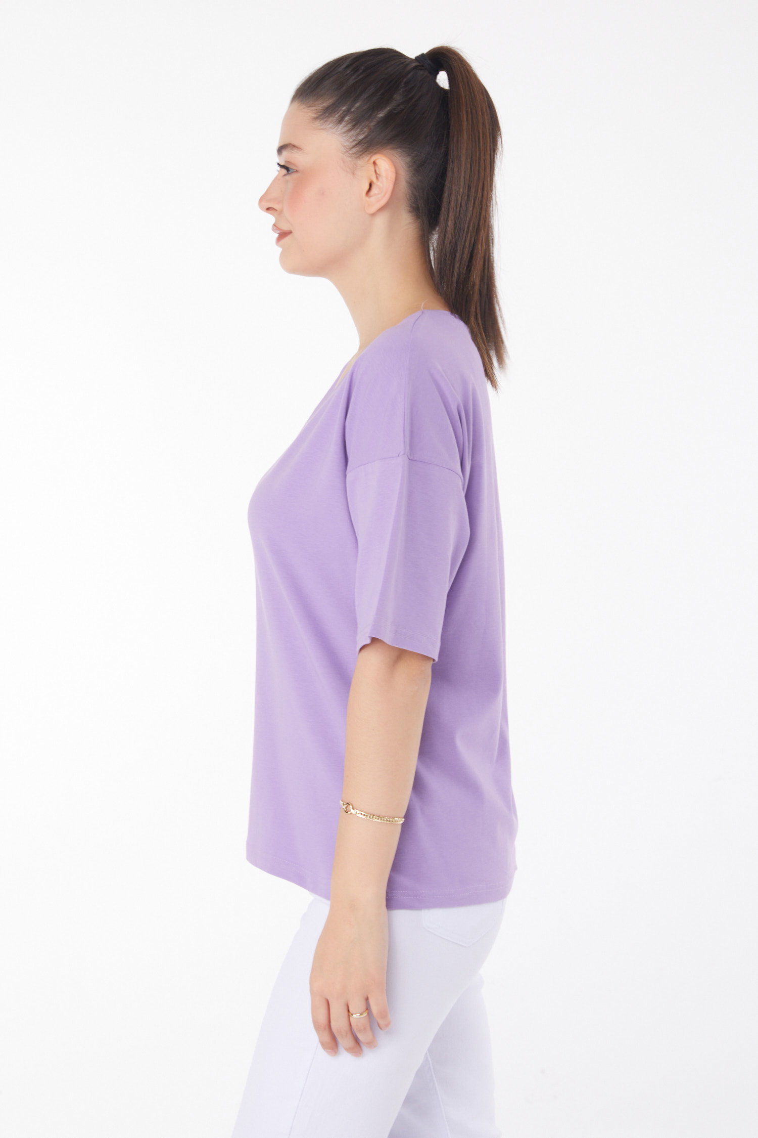 T-Shirt Mor - 25848 - 4