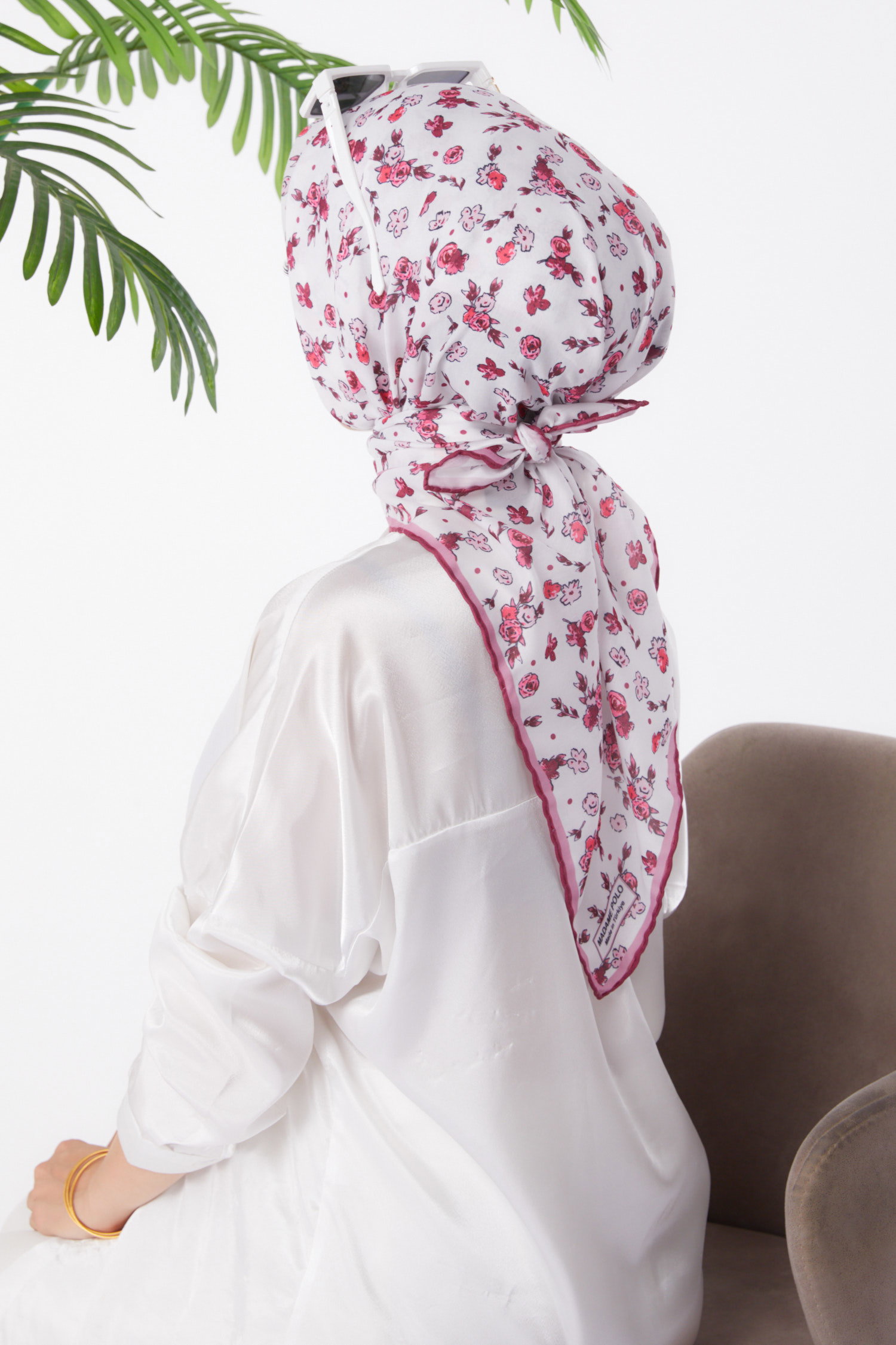 Desenli Eşarp Murdum - 25978 - 3