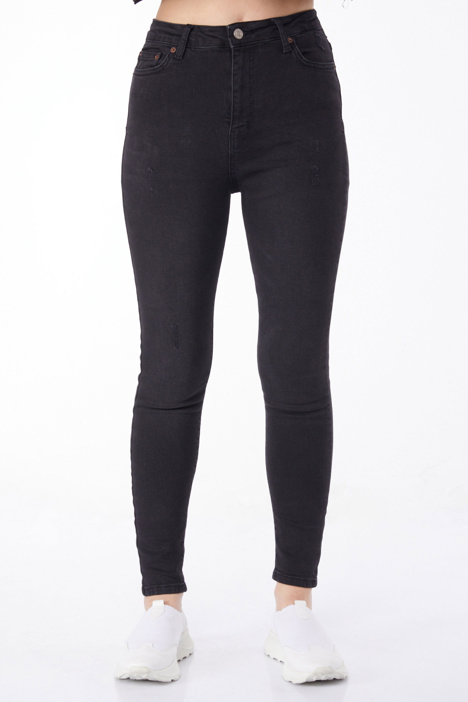 Dar Paça Kot Pantolon Siyah - 25192 - 2