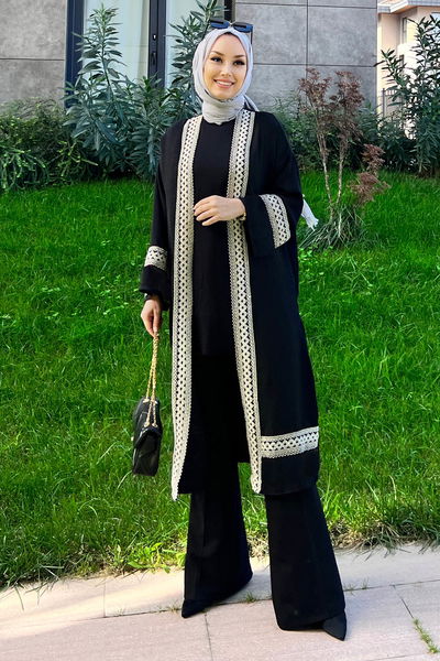 Kimono Siyah - 13296 
