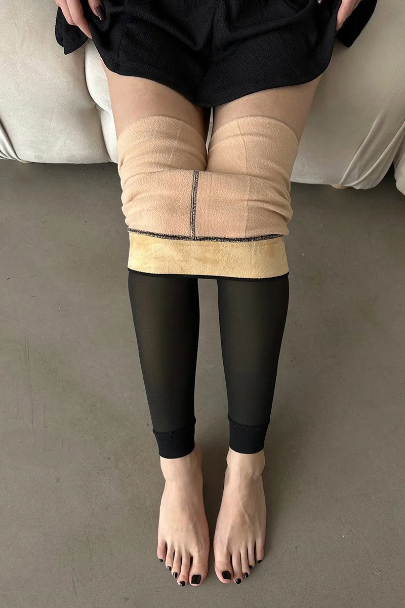 Kışlık İçi Polar Termal Tayt Siyah - 26565 - 1