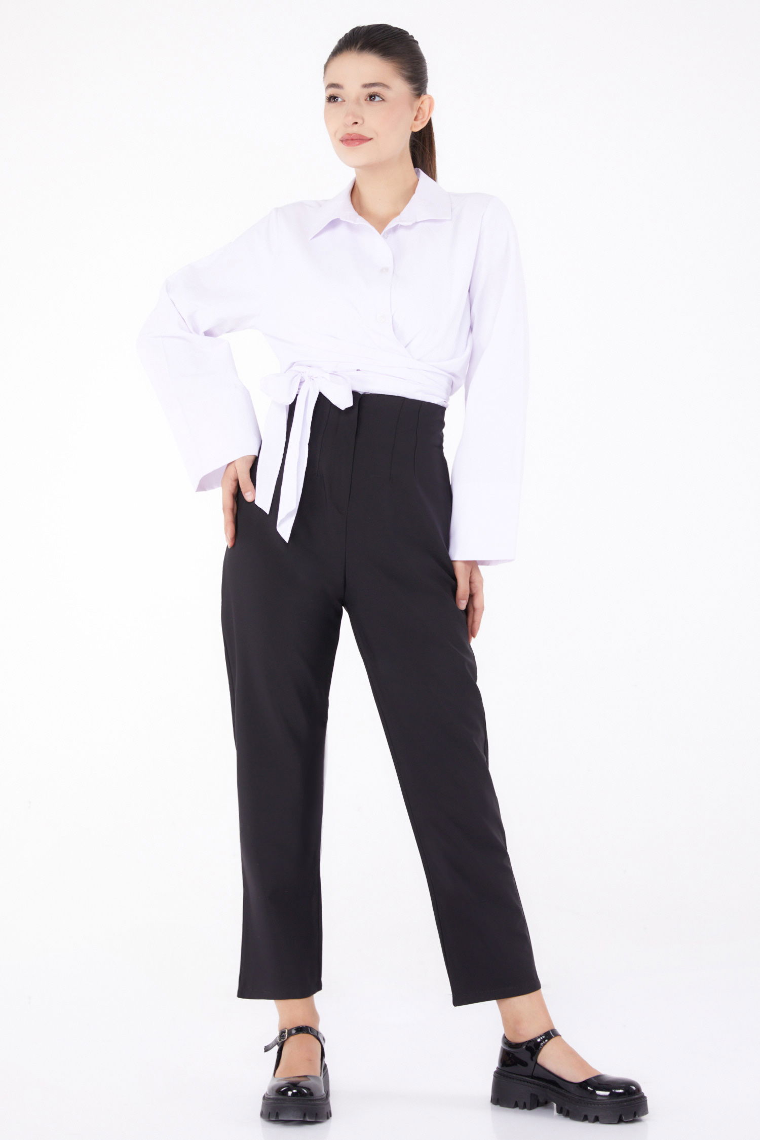 Klasik Pantolon Siyah - 26270 - 1