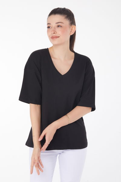 T-Shirt Siyah - 25848 
