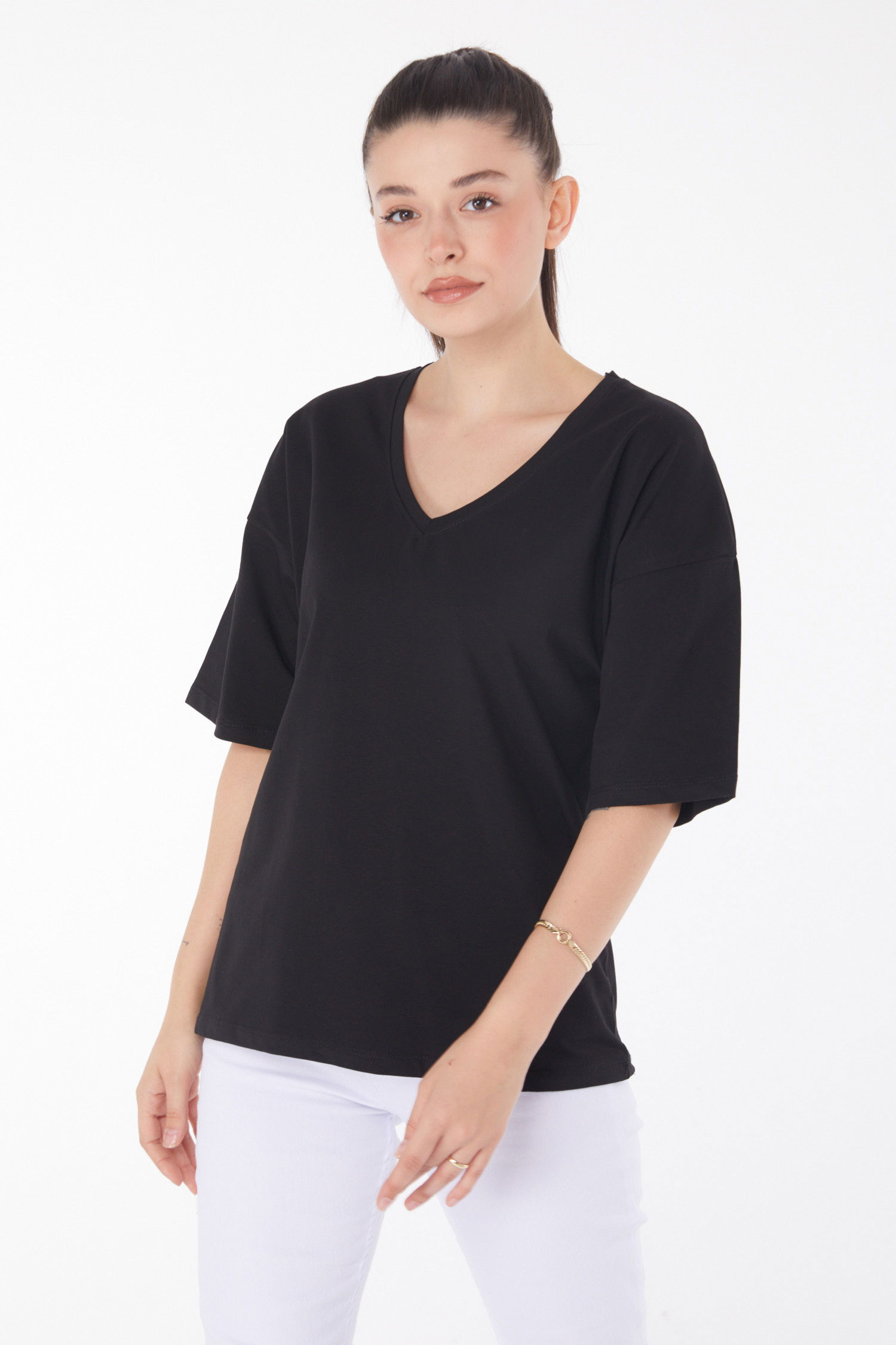T-Shirt Siyah - 25848 - 2