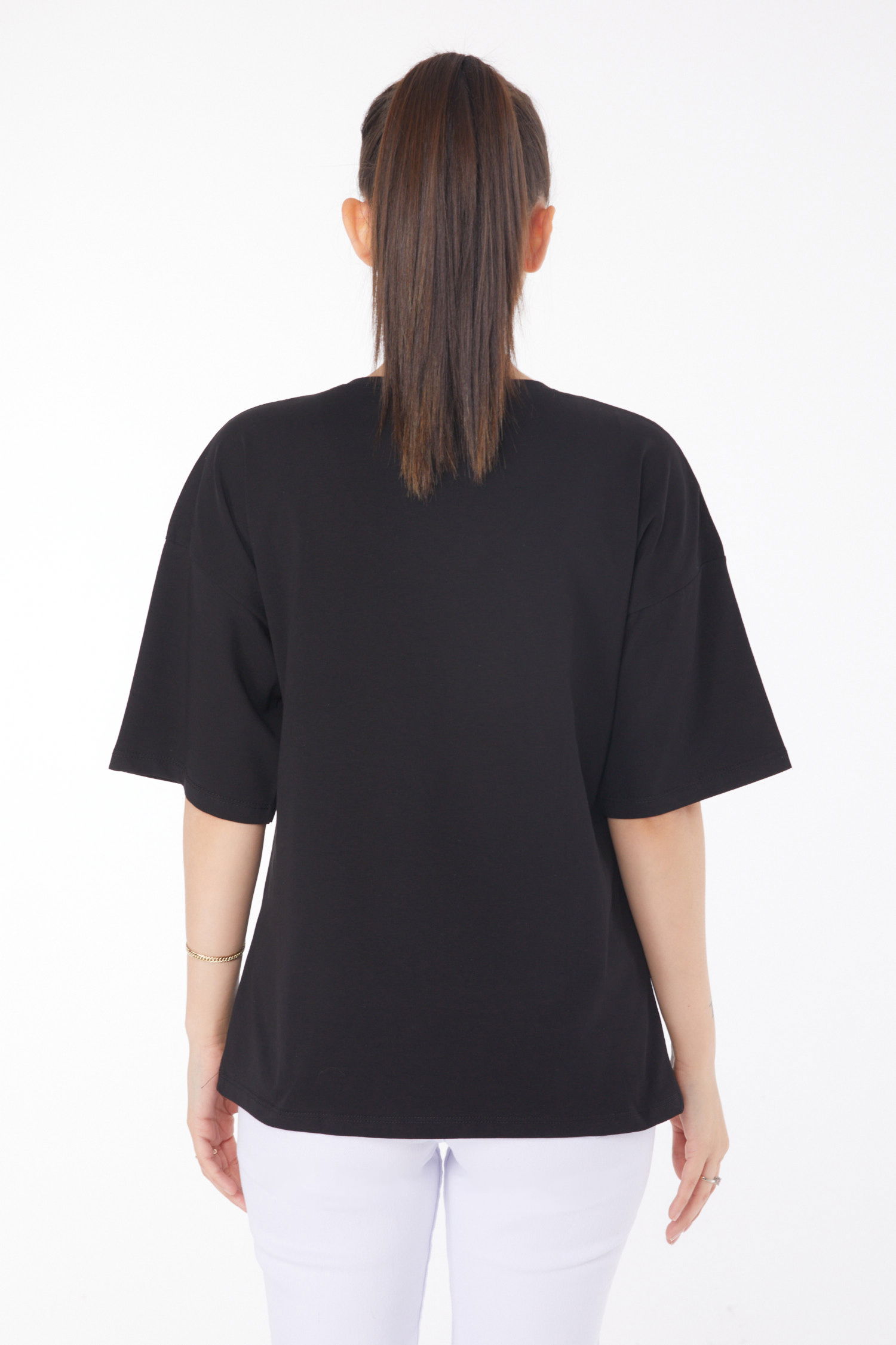 T-Shirt Siyah - 25848 - 5