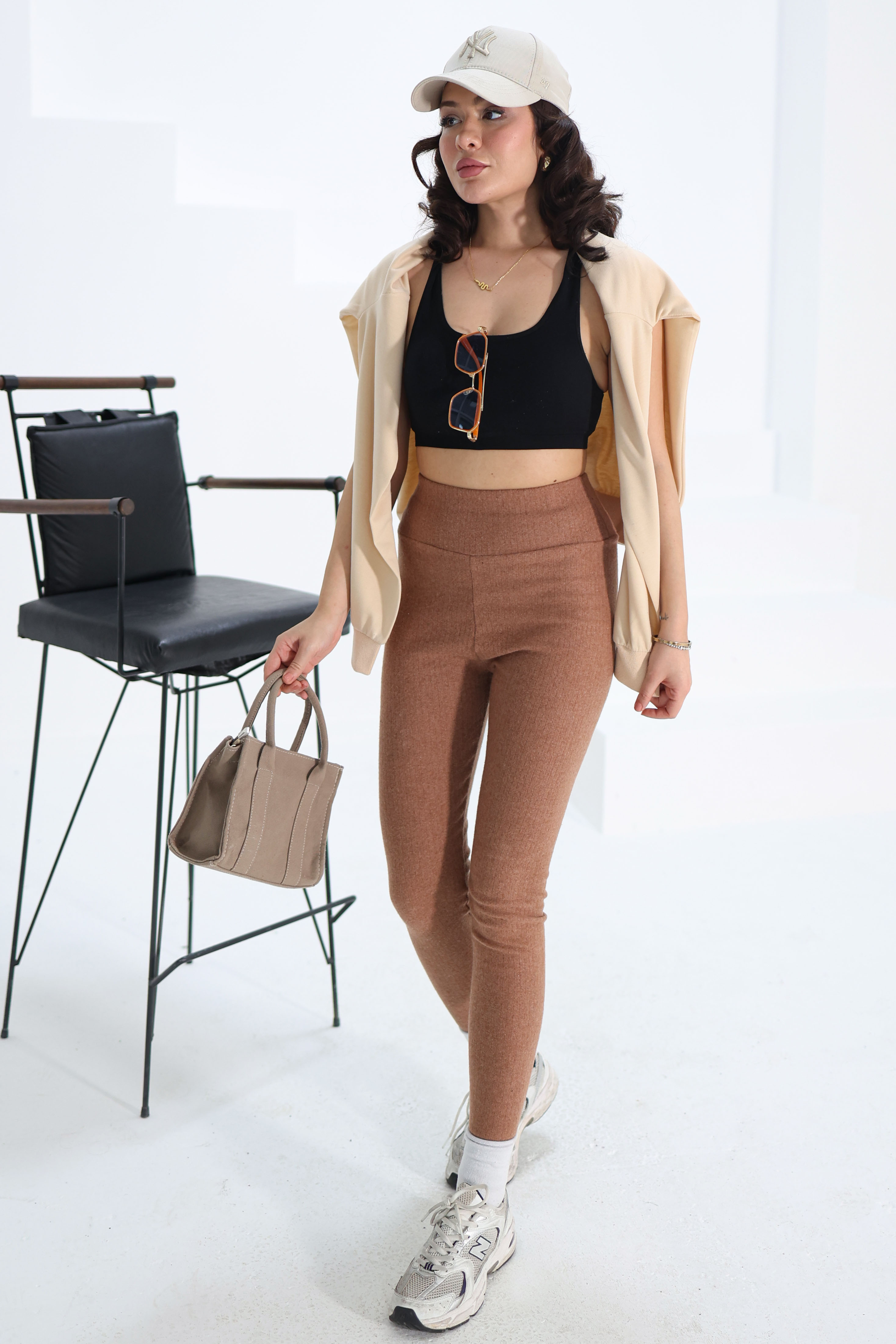 Fitilli Tayt Taba - 26539 - 1