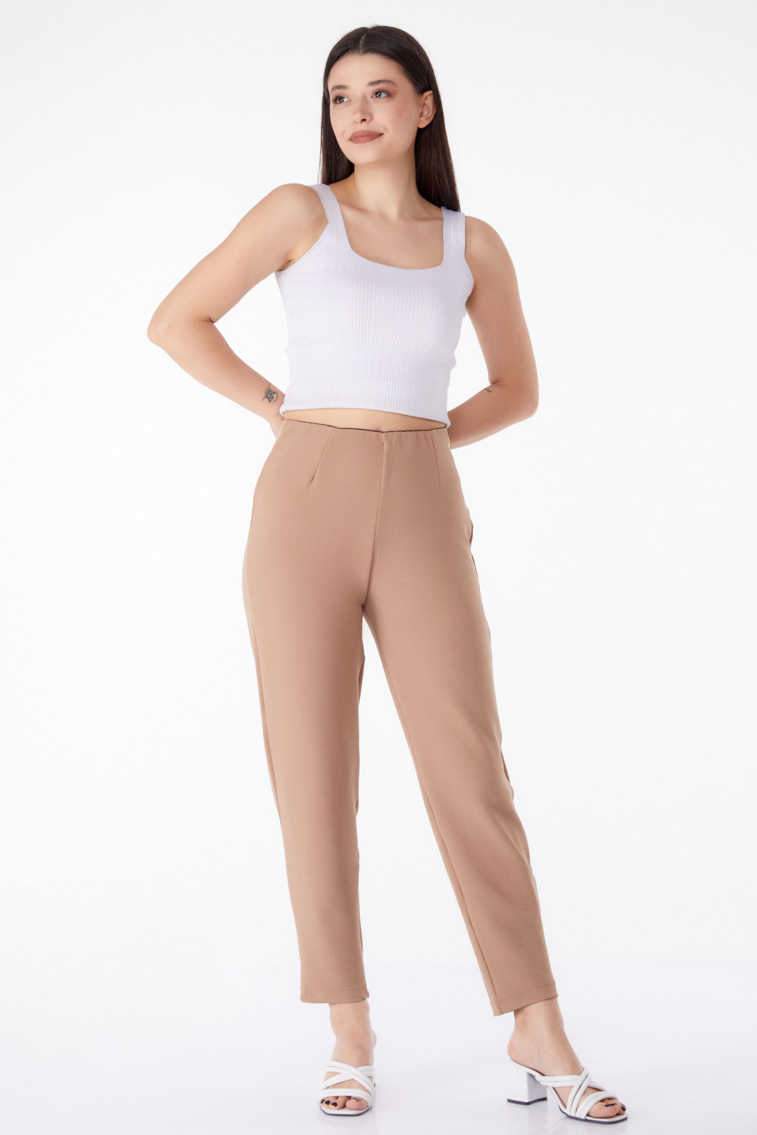 Spor Pantolon Vizon - 25312 - 1