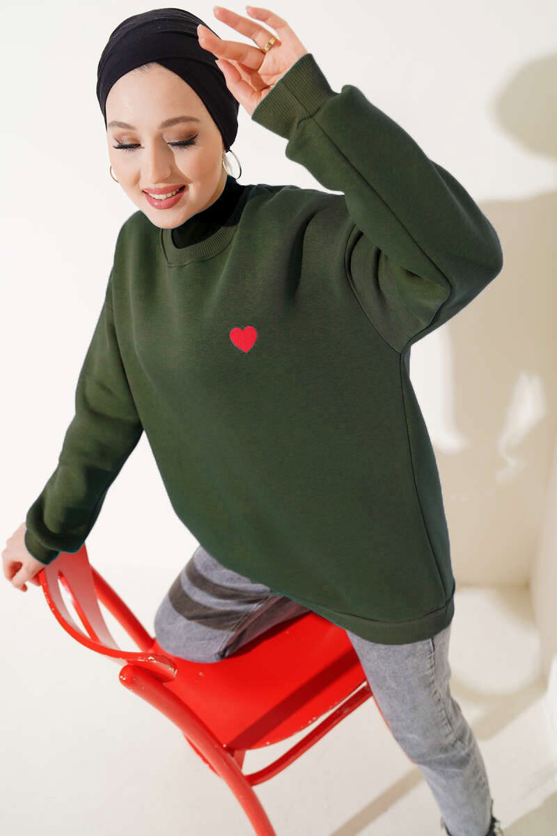 Kalpli Tunik Yesil - 26660 - 1