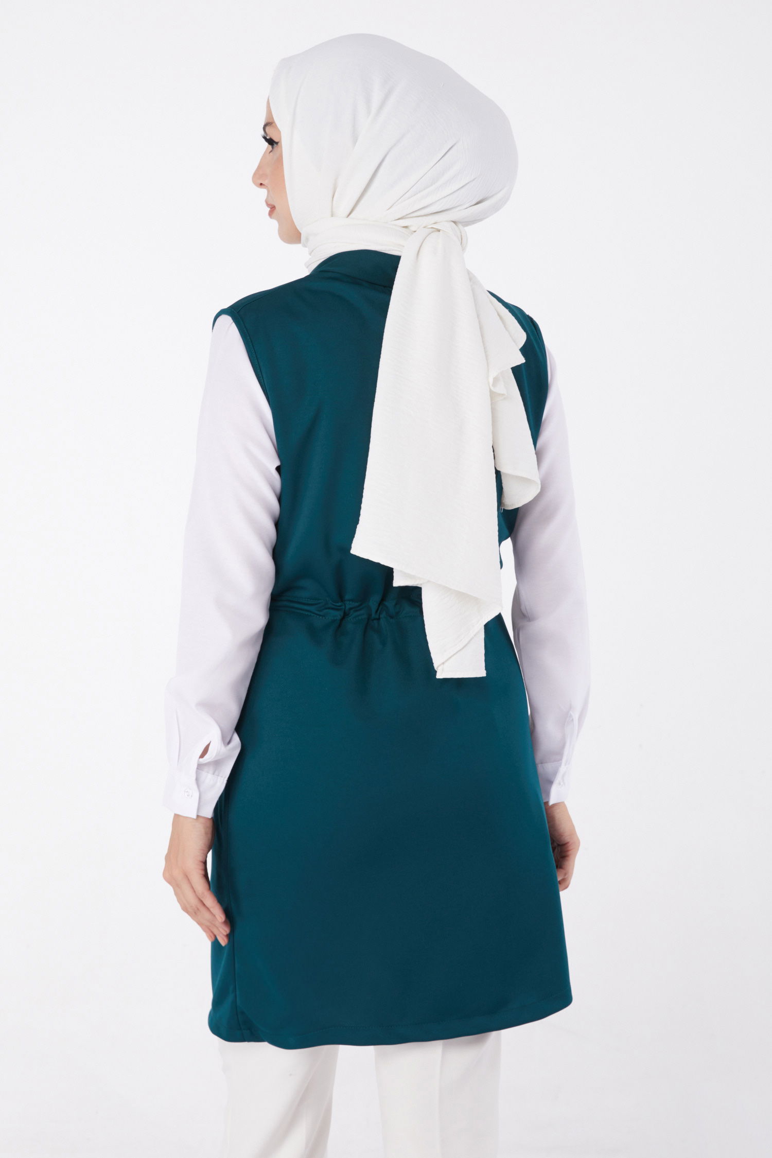 Bağcıklı Yelek Zümrüt - 13263 - 4