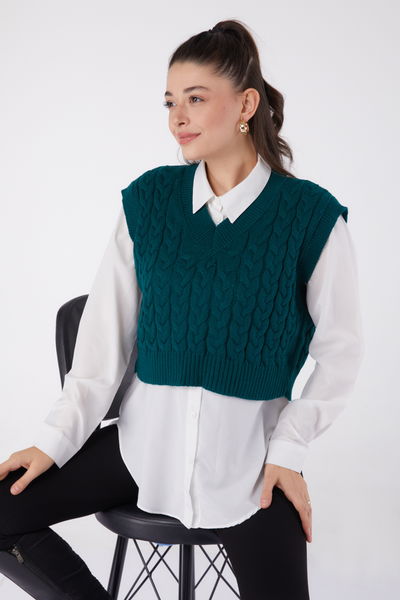 Triko Süveter Zumrut - 26497 