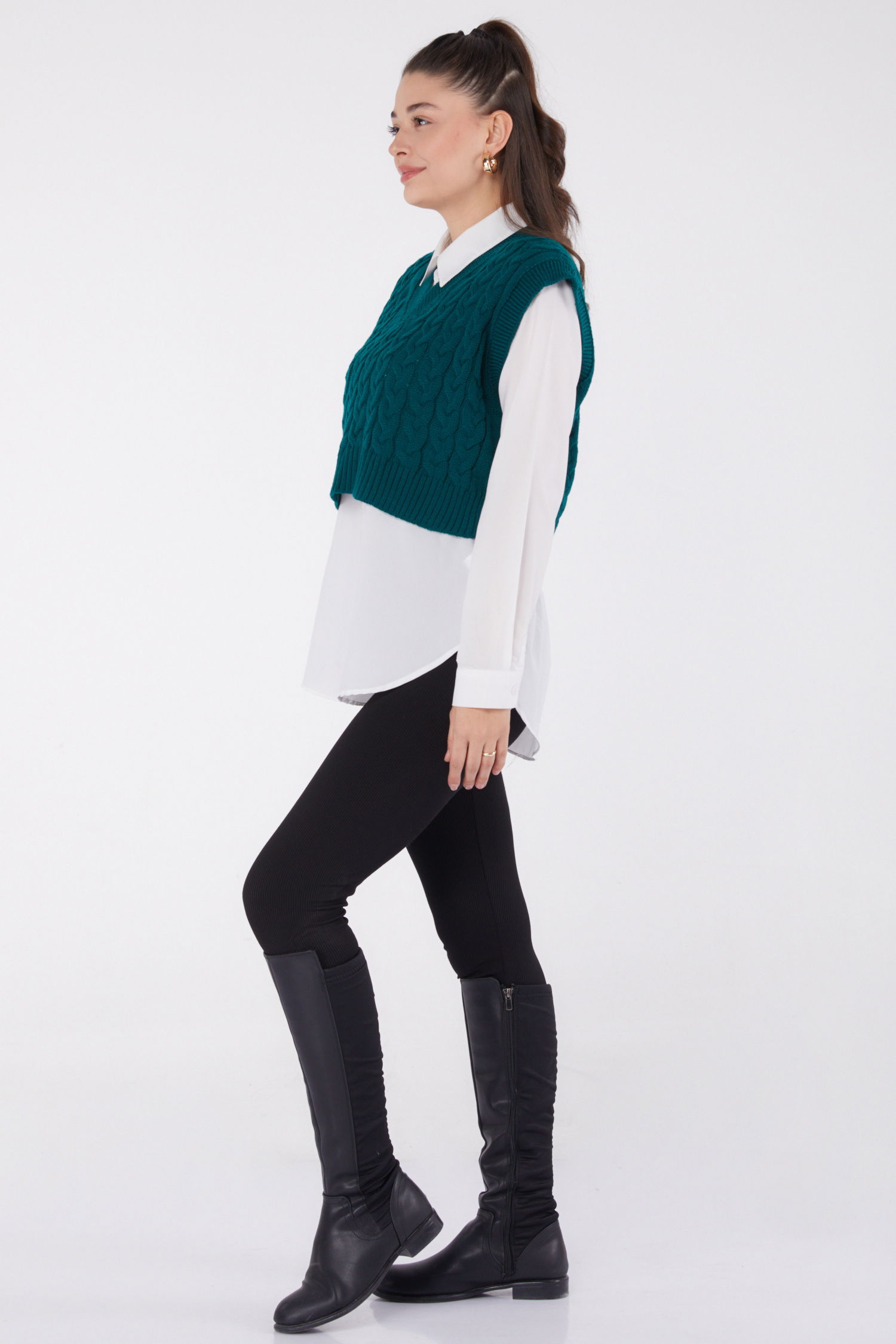 Triko Süveter Zumrut - 26497 - 4