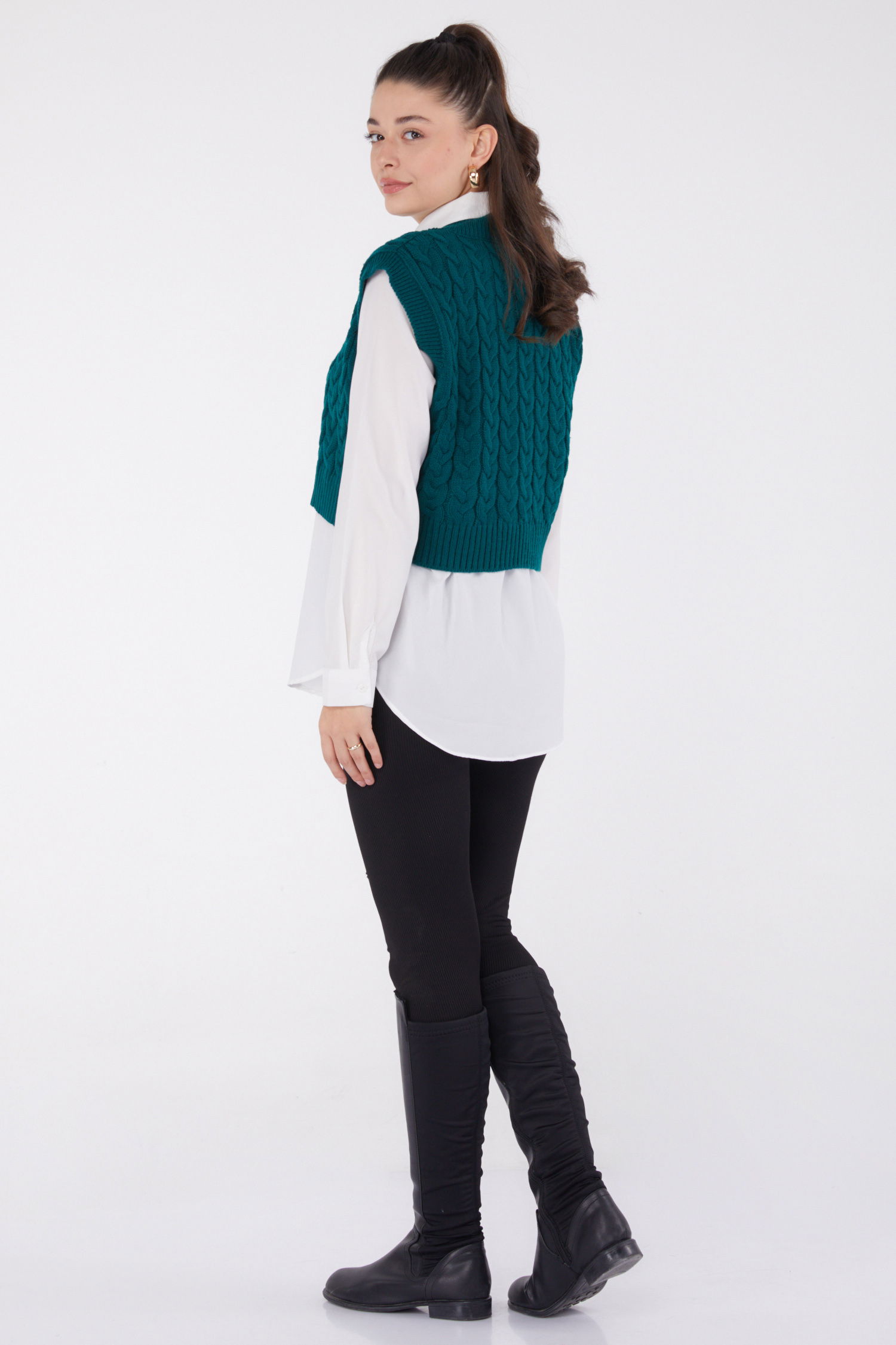 Triko Süveter Zumrut - 26497 - 5