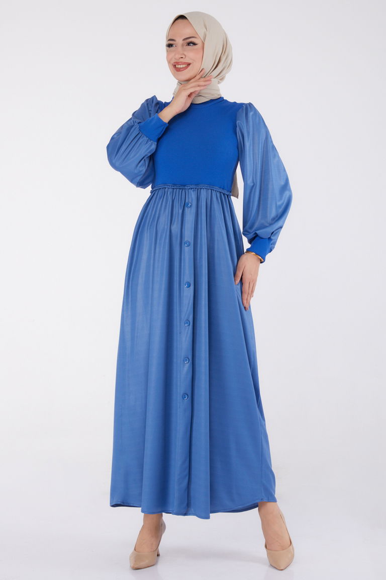 Elbise Indigo - 13336 - TOFİSA