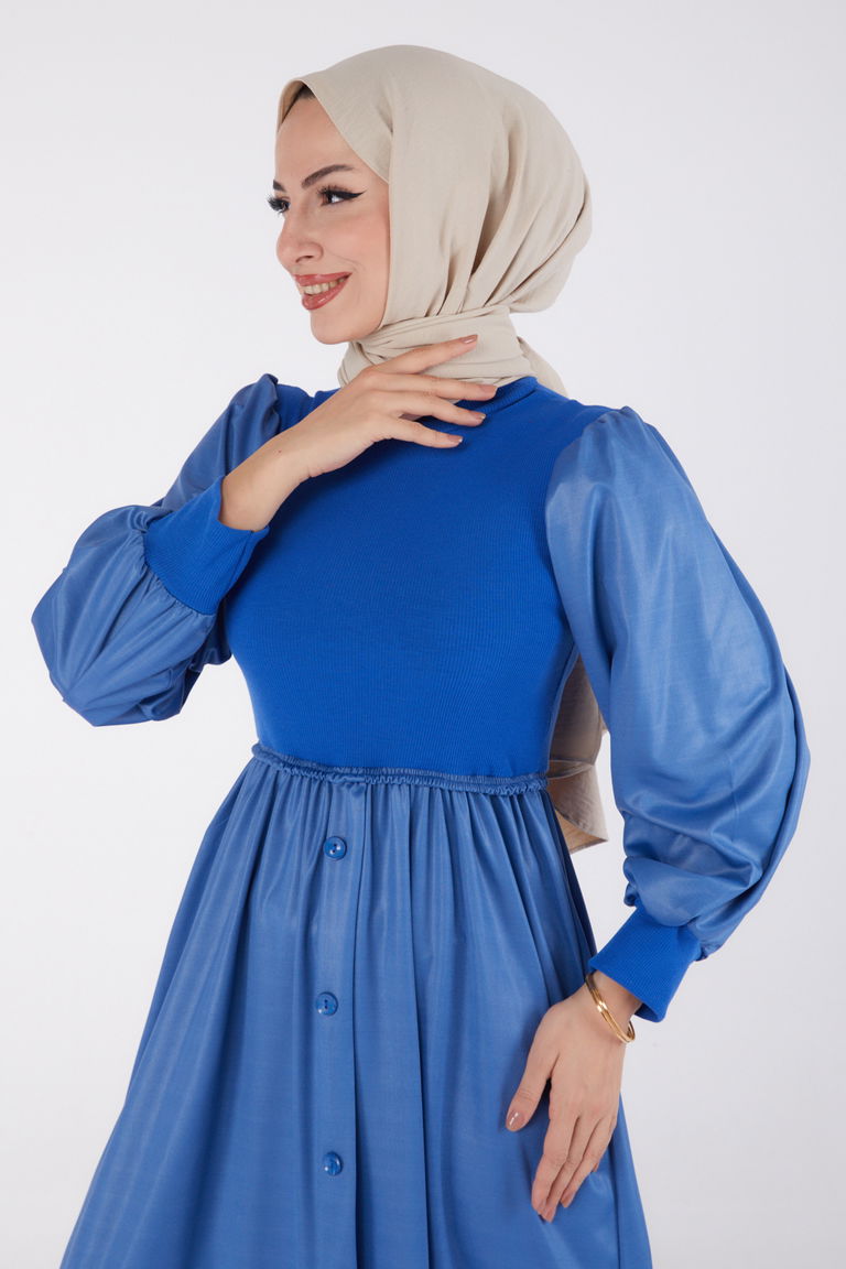 Elbise Indigo - 13336 - TOFİSA