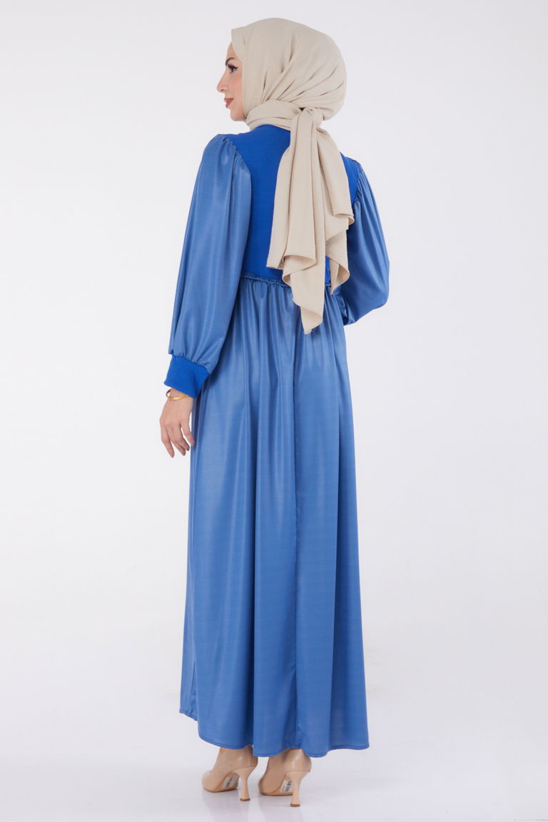 Elbise Indigo - 13336 - TOFİSA