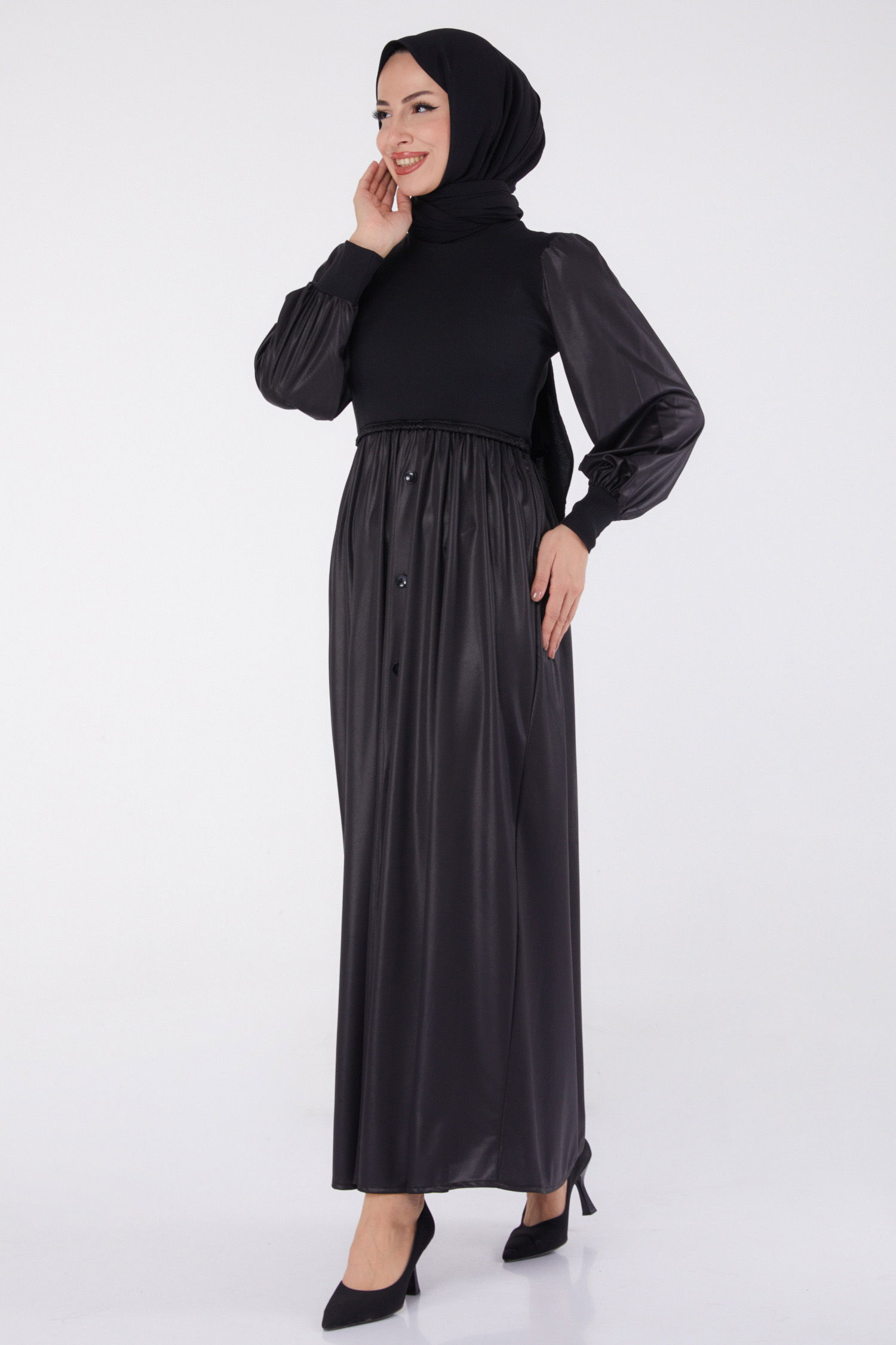 Elbise Siyah - 13336 - 2