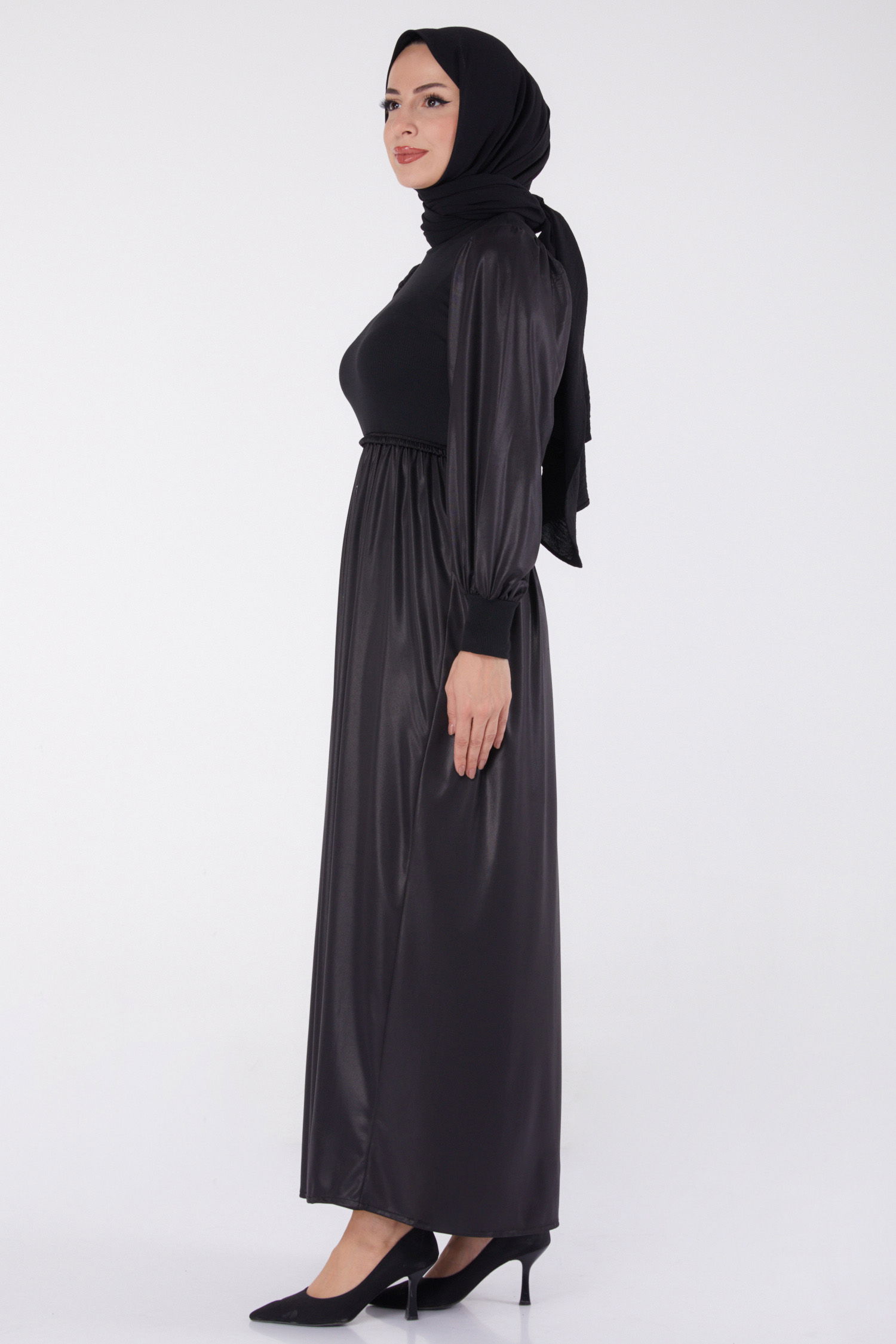 Elbise Siyah - 13336 - 4