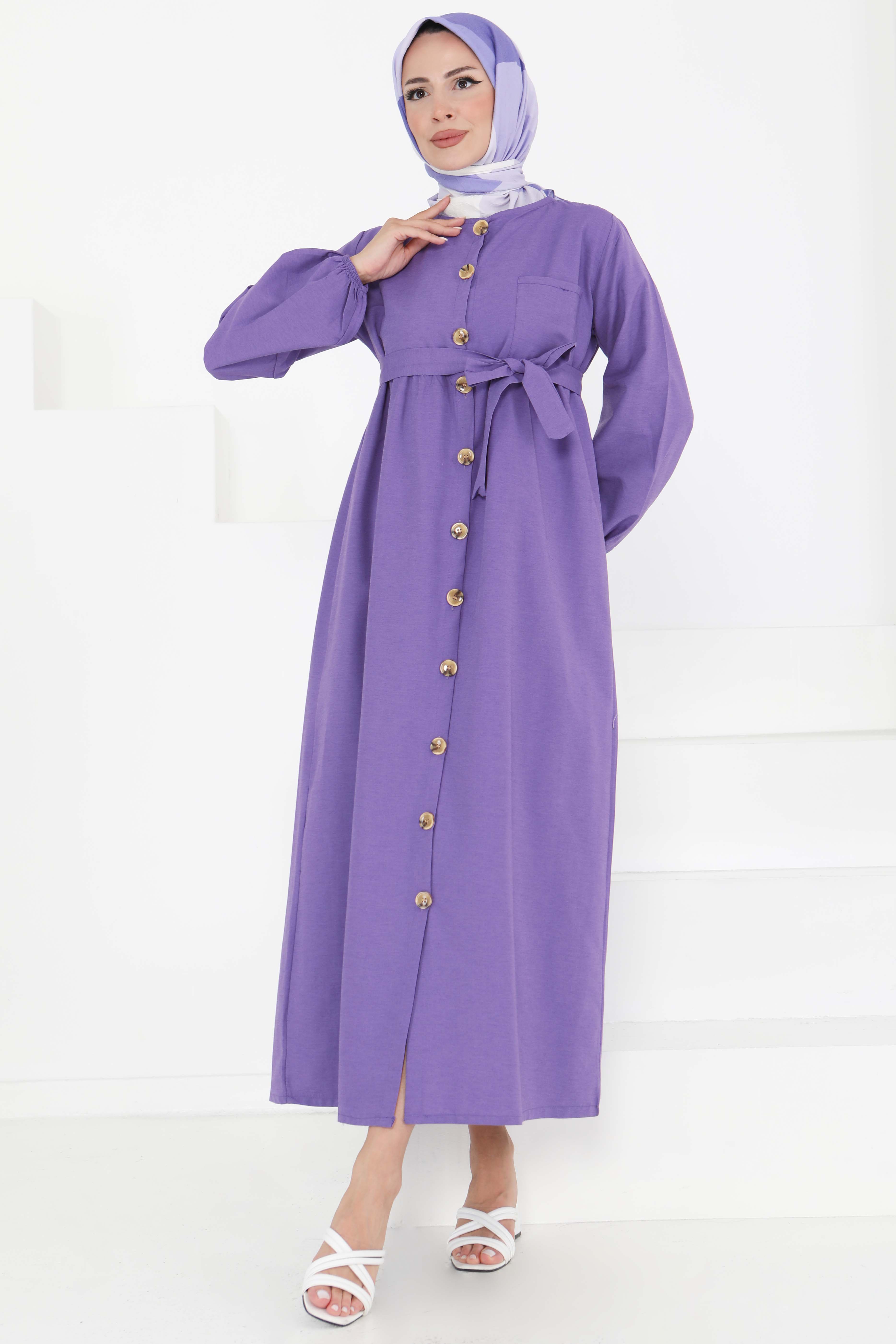 Elbise Lila - 27289 - 2