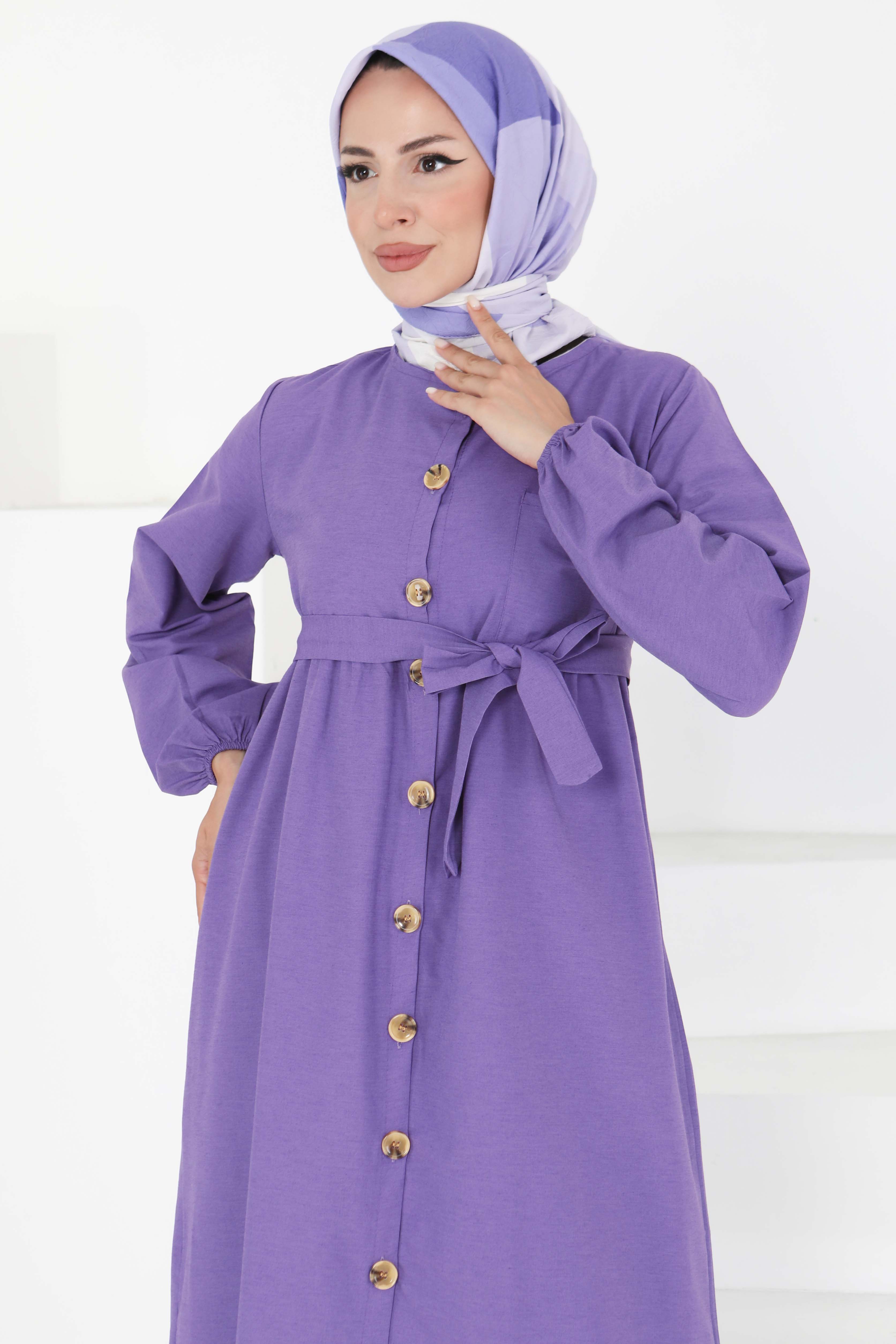 Elbise Lila - 27289 - 3
