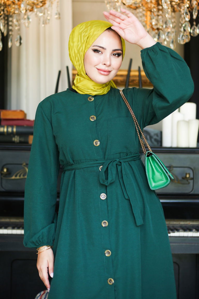 Elbise Zümrüt - 27289 - TOFİSA