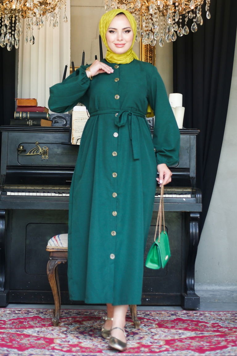 Elbise Zümrüt - 27289 - TOFİSA