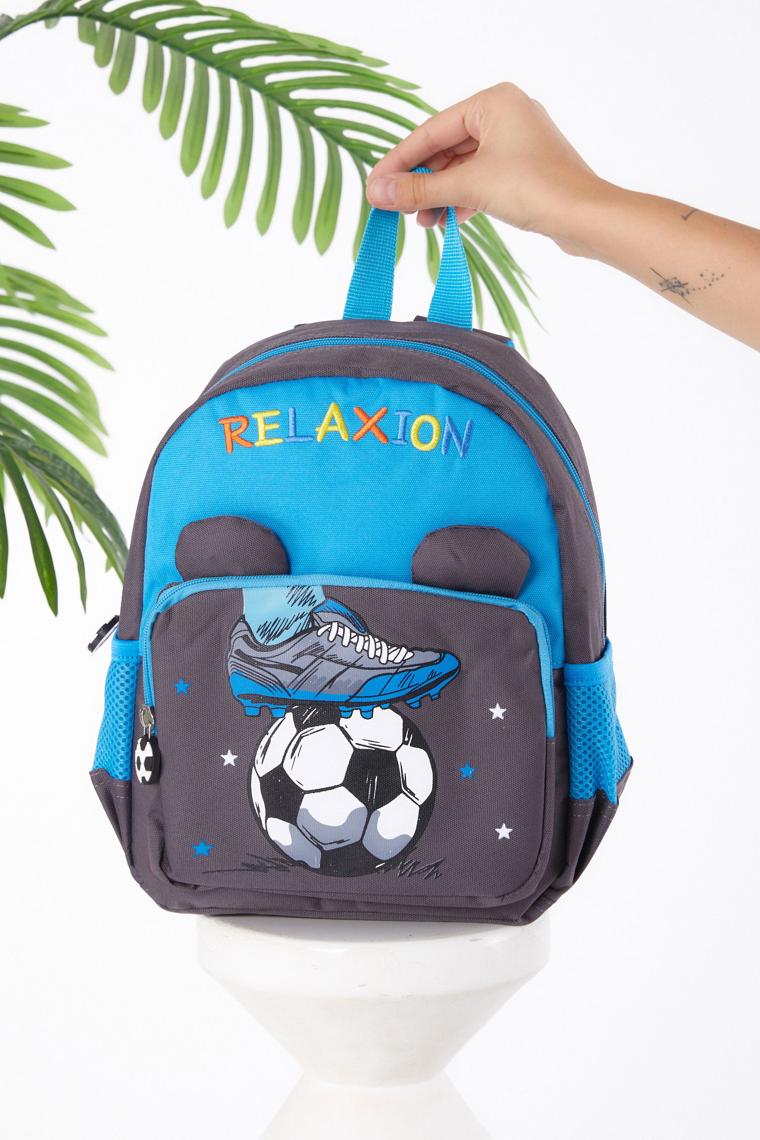 Erkek Çocuk Gri Çocuk Sırt Çantası - 26170 - 2